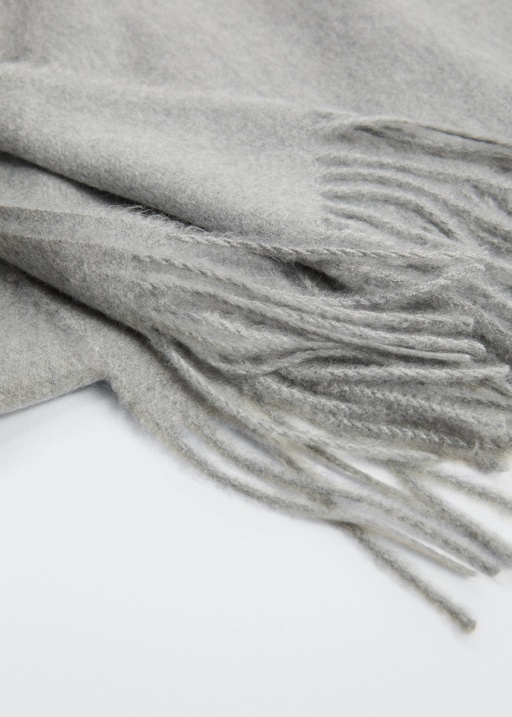 Fringed edge scarf - Medium plane