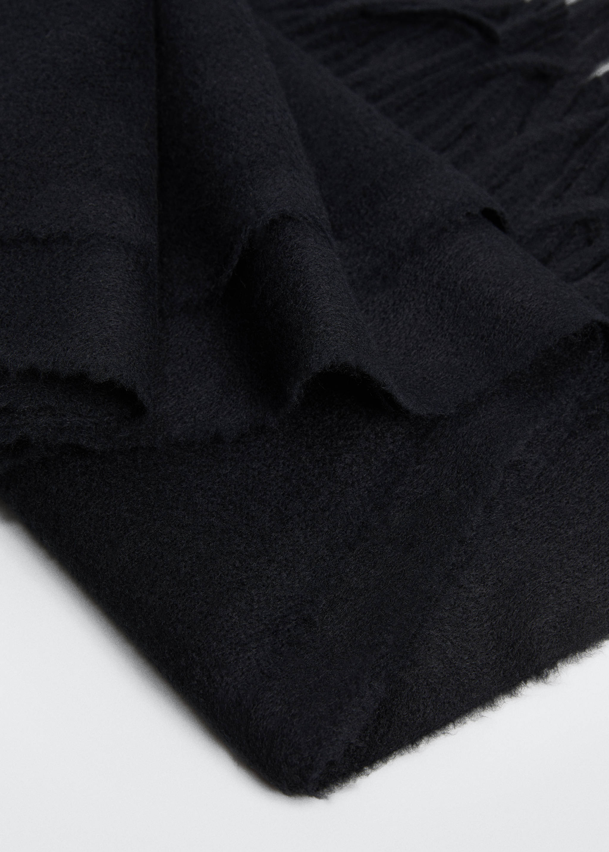 Fringed edge scarf - Medium plane