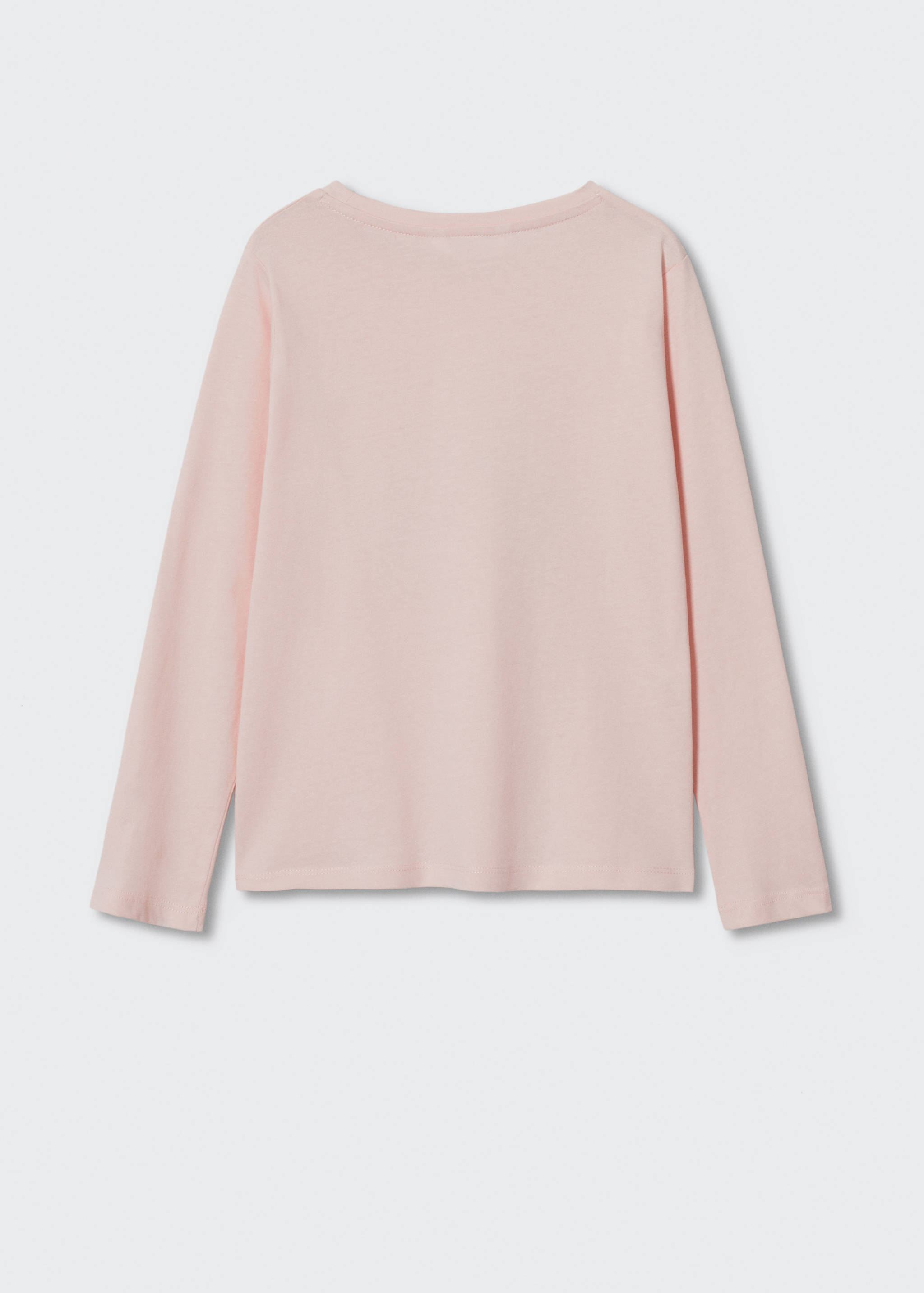 Long-sleeved t-shirt with message - Reverse of the article