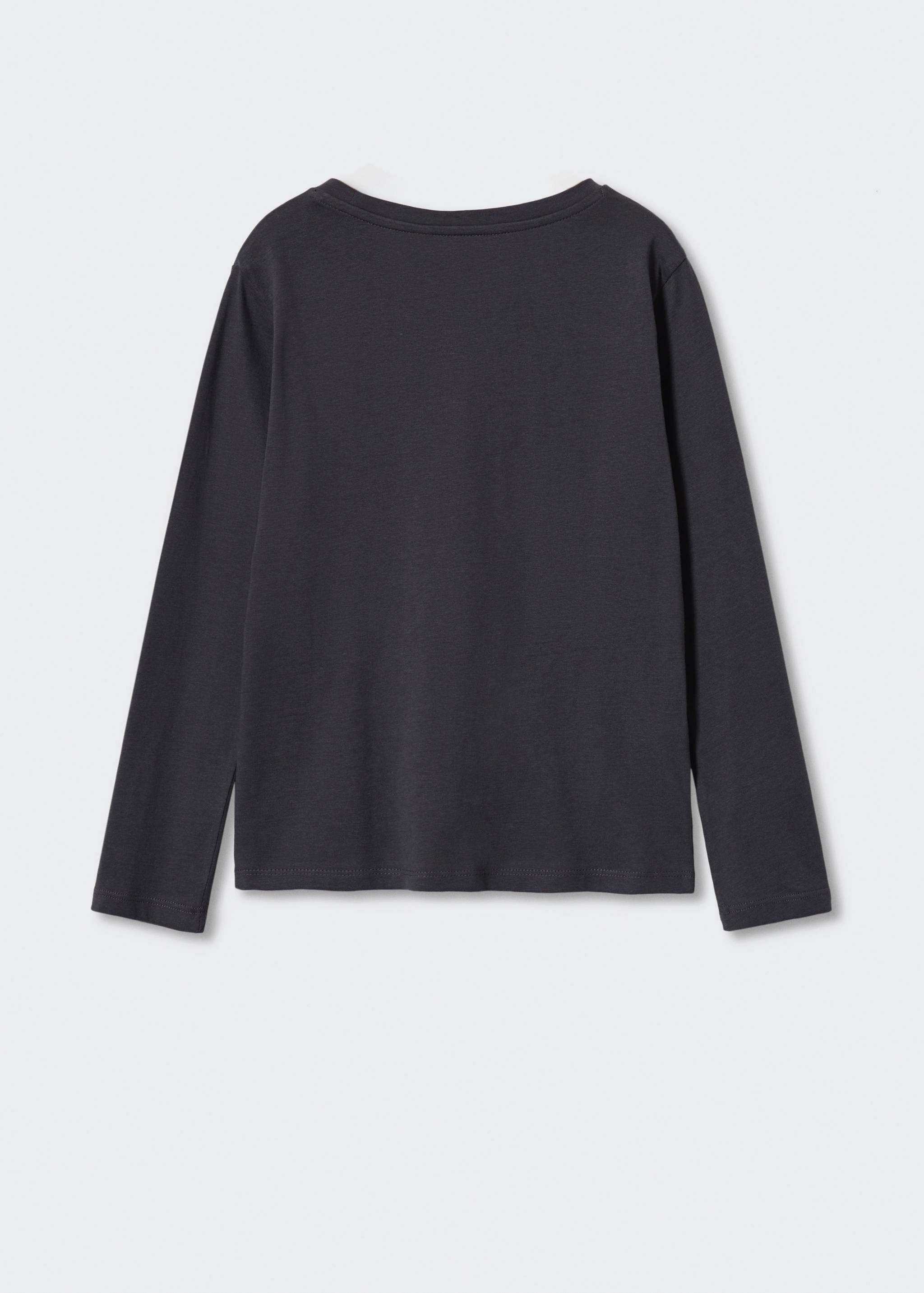 Long-sleeved t-shirt with message - Reverse of the article