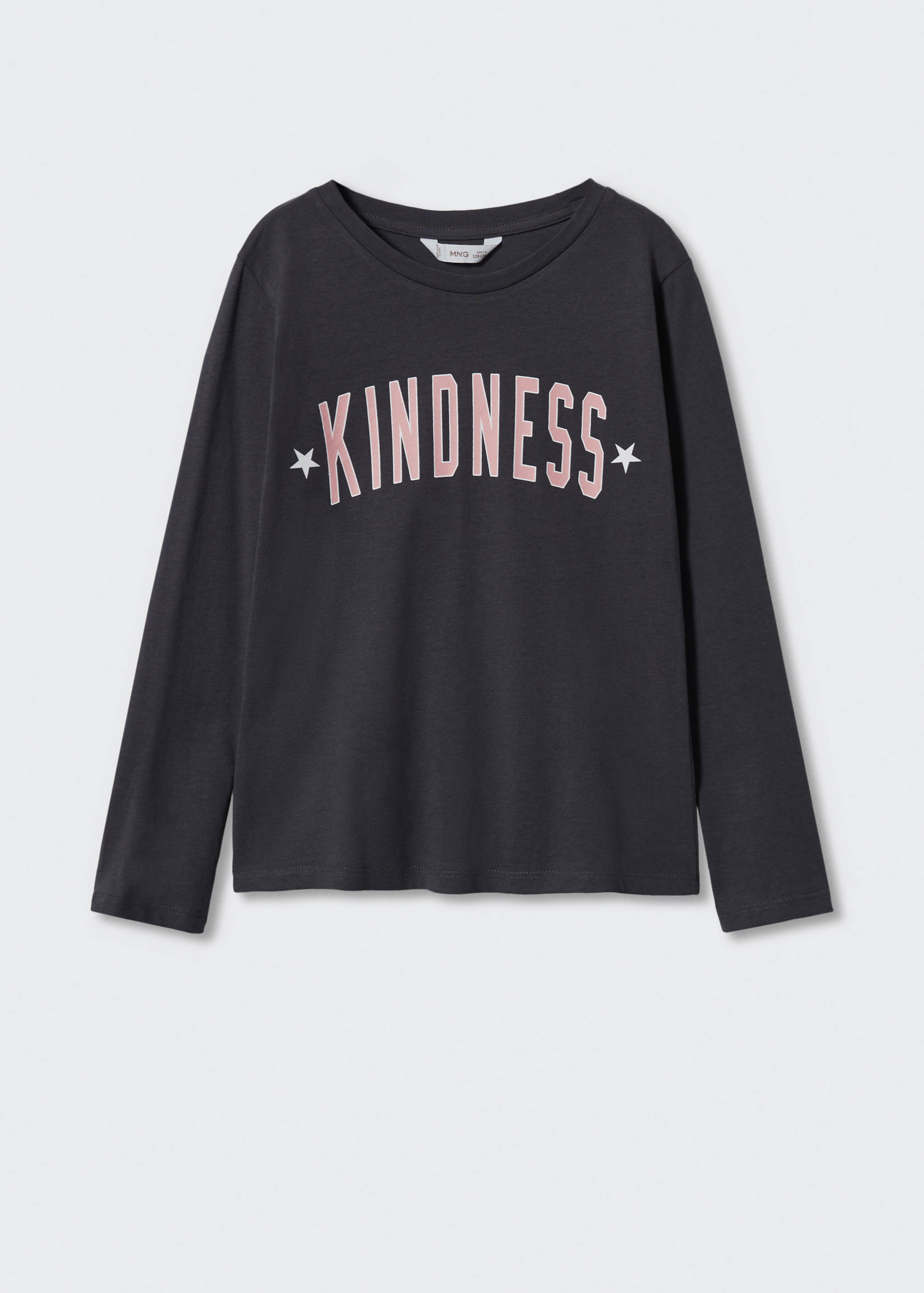 Long-sleeved t-shirt with message - Article without model