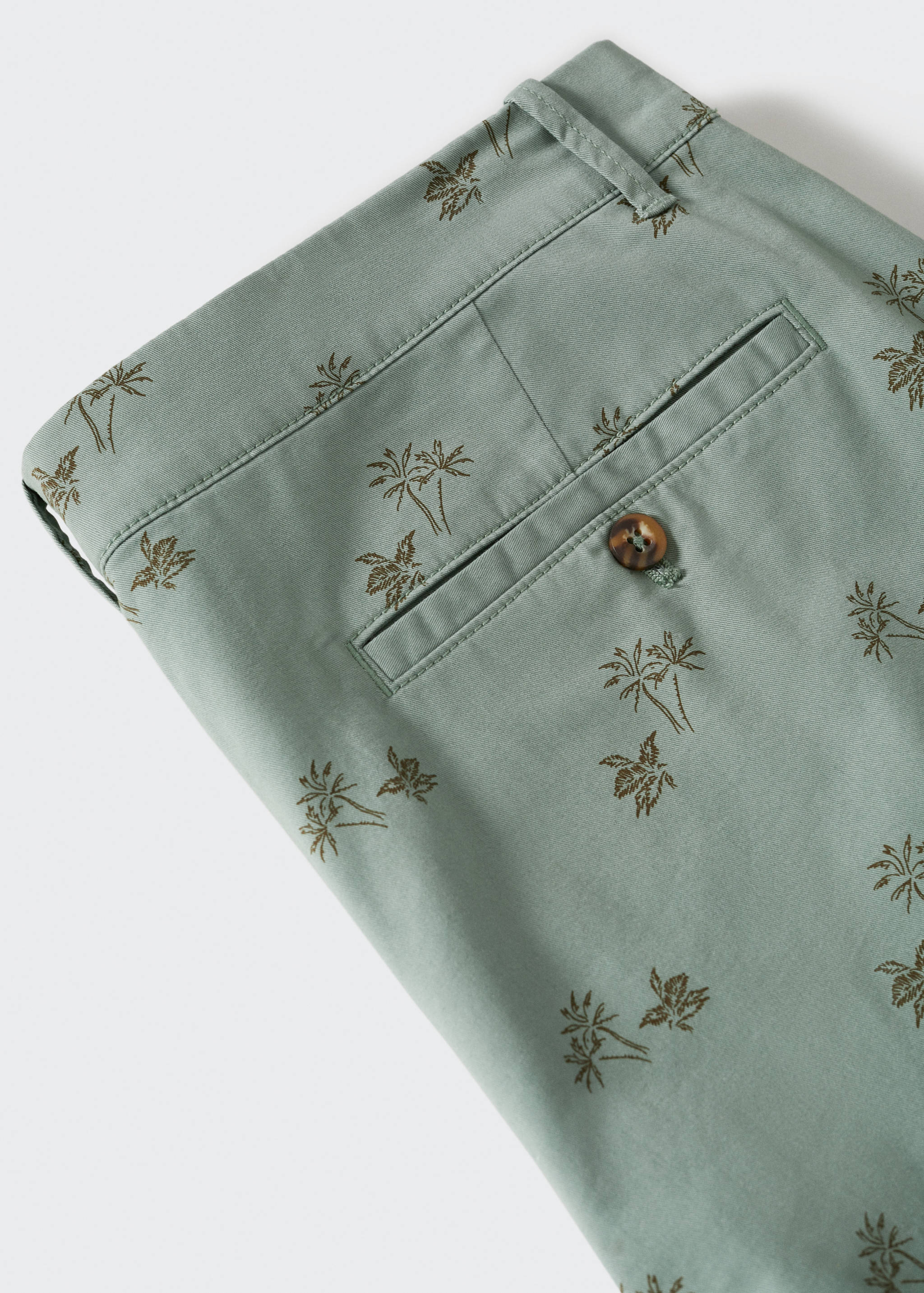 Baumwoll-Bermudashorts mit Motiv - Detail des Artikels 8