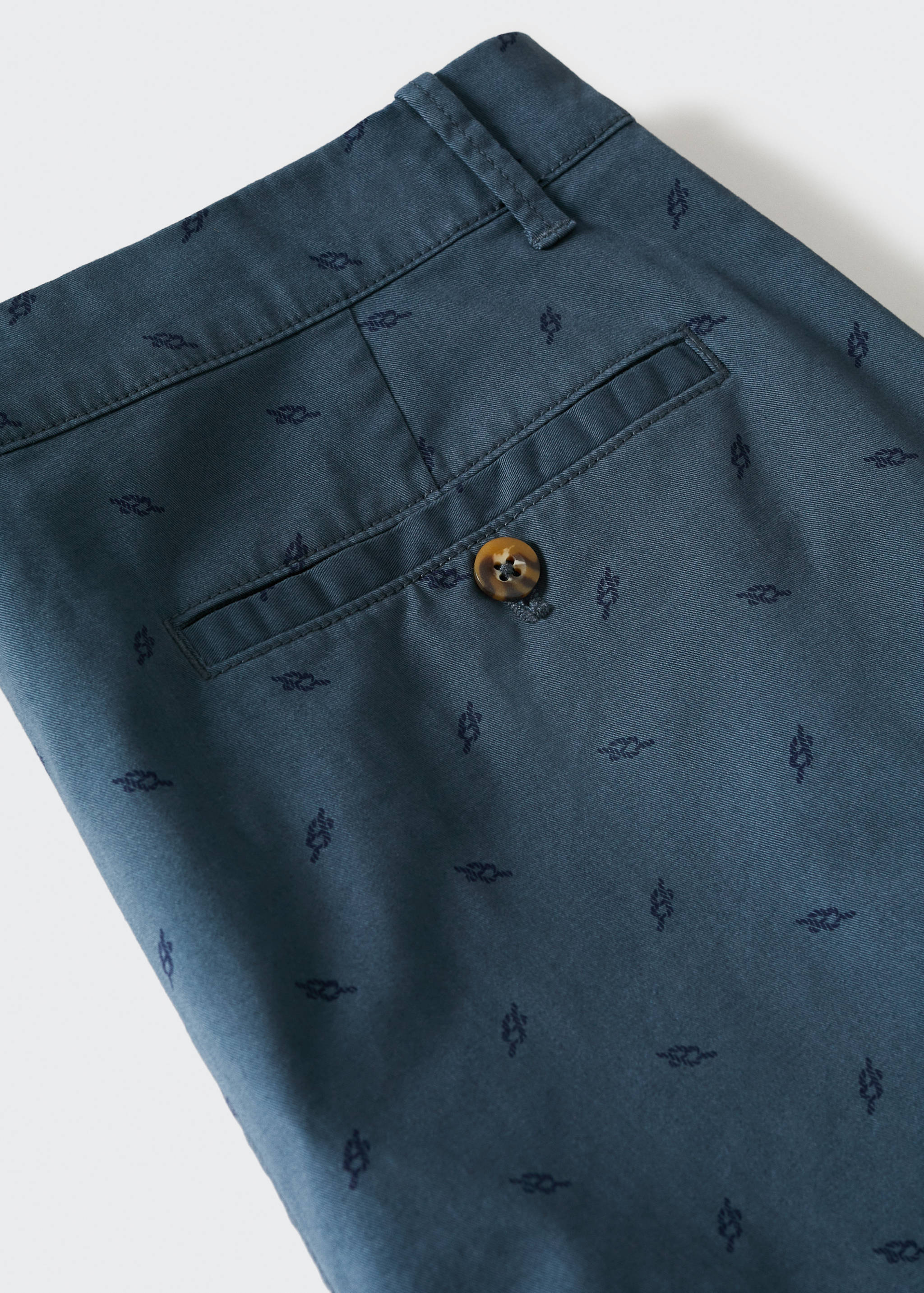 Baumwoll-Bermudashorts mit Motiv - Detail des Artikels 8