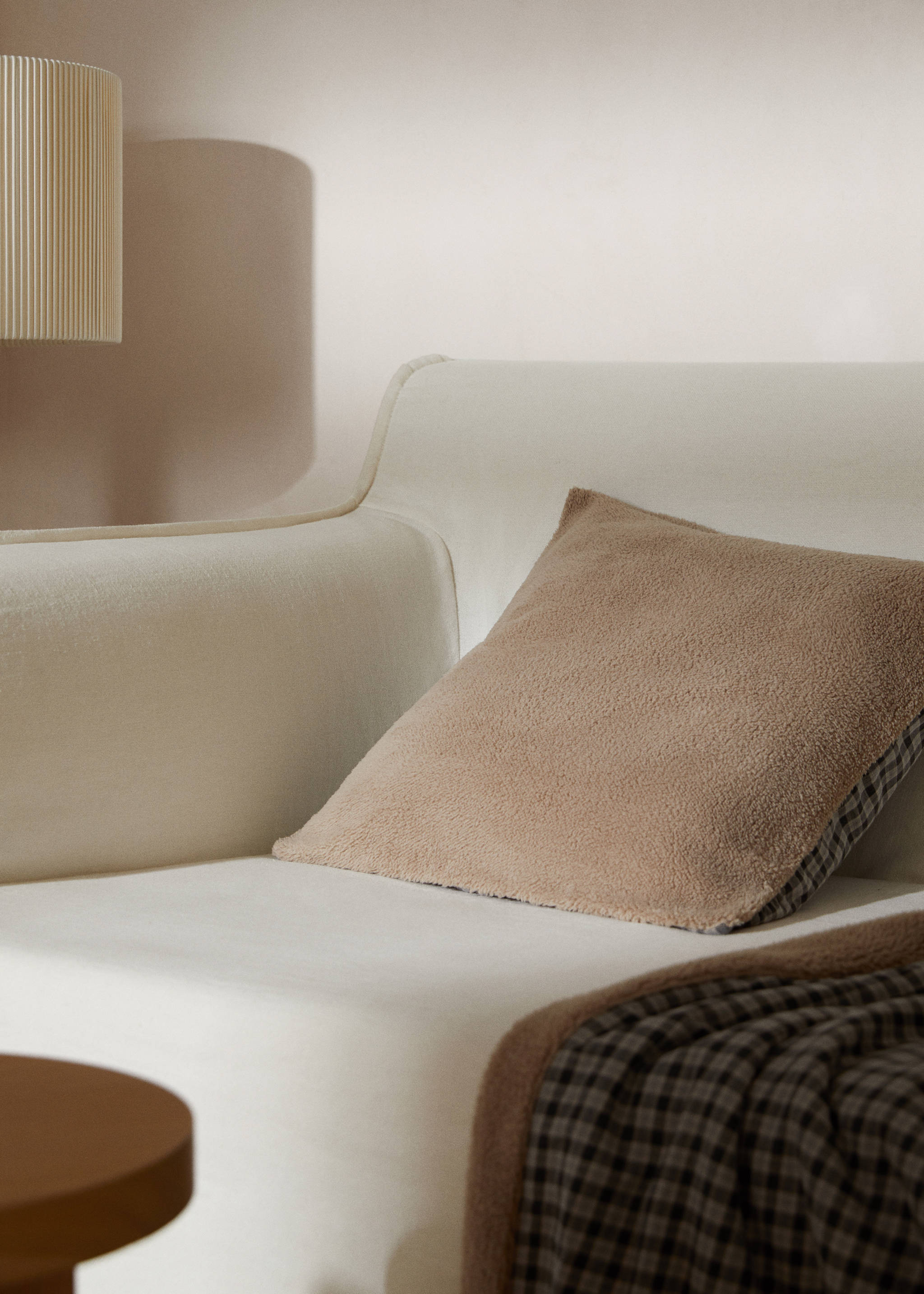 Tufted combined cushion cover - General plane