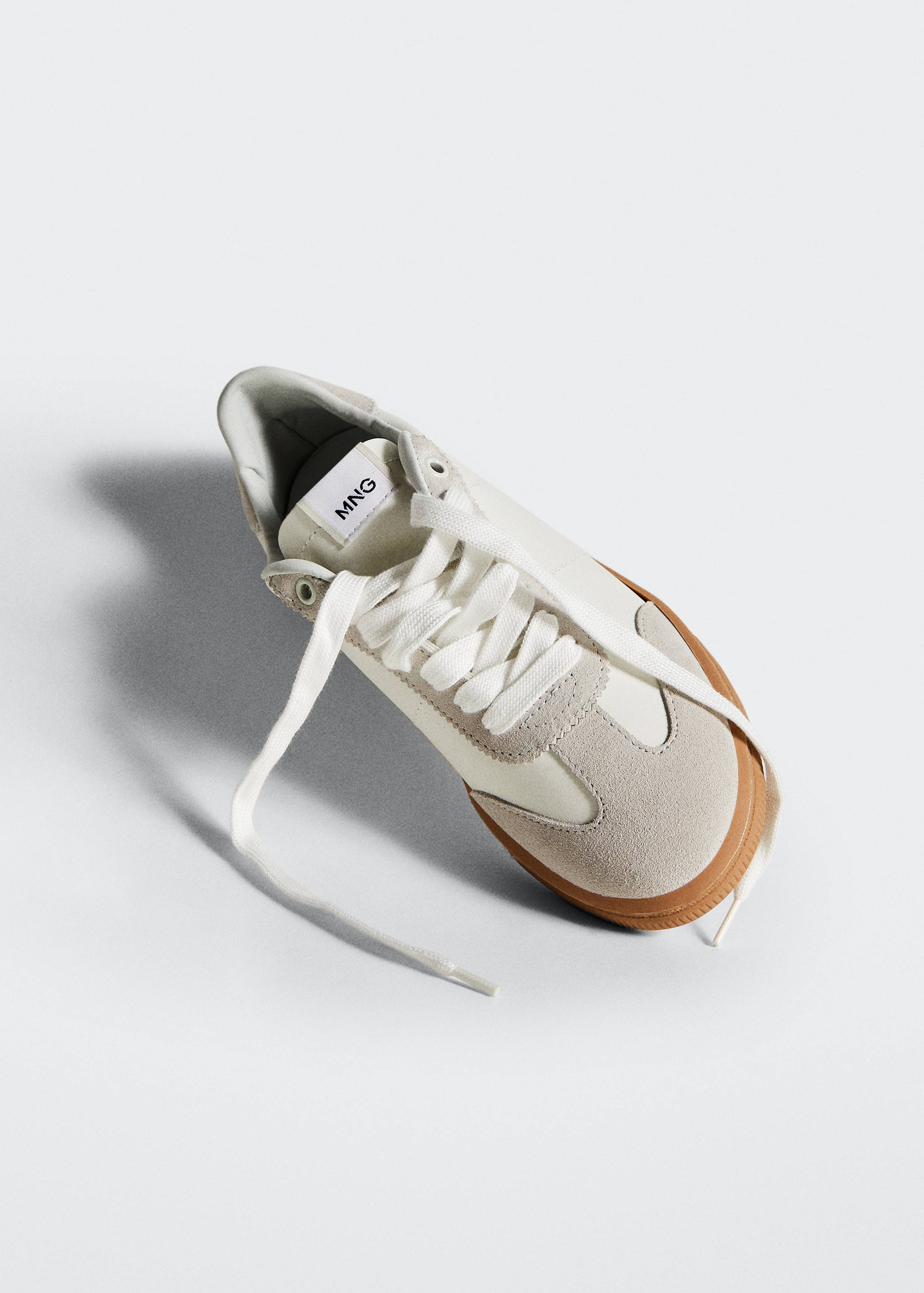 Baskets cuir semelle contrastante - Détail de l'article 4