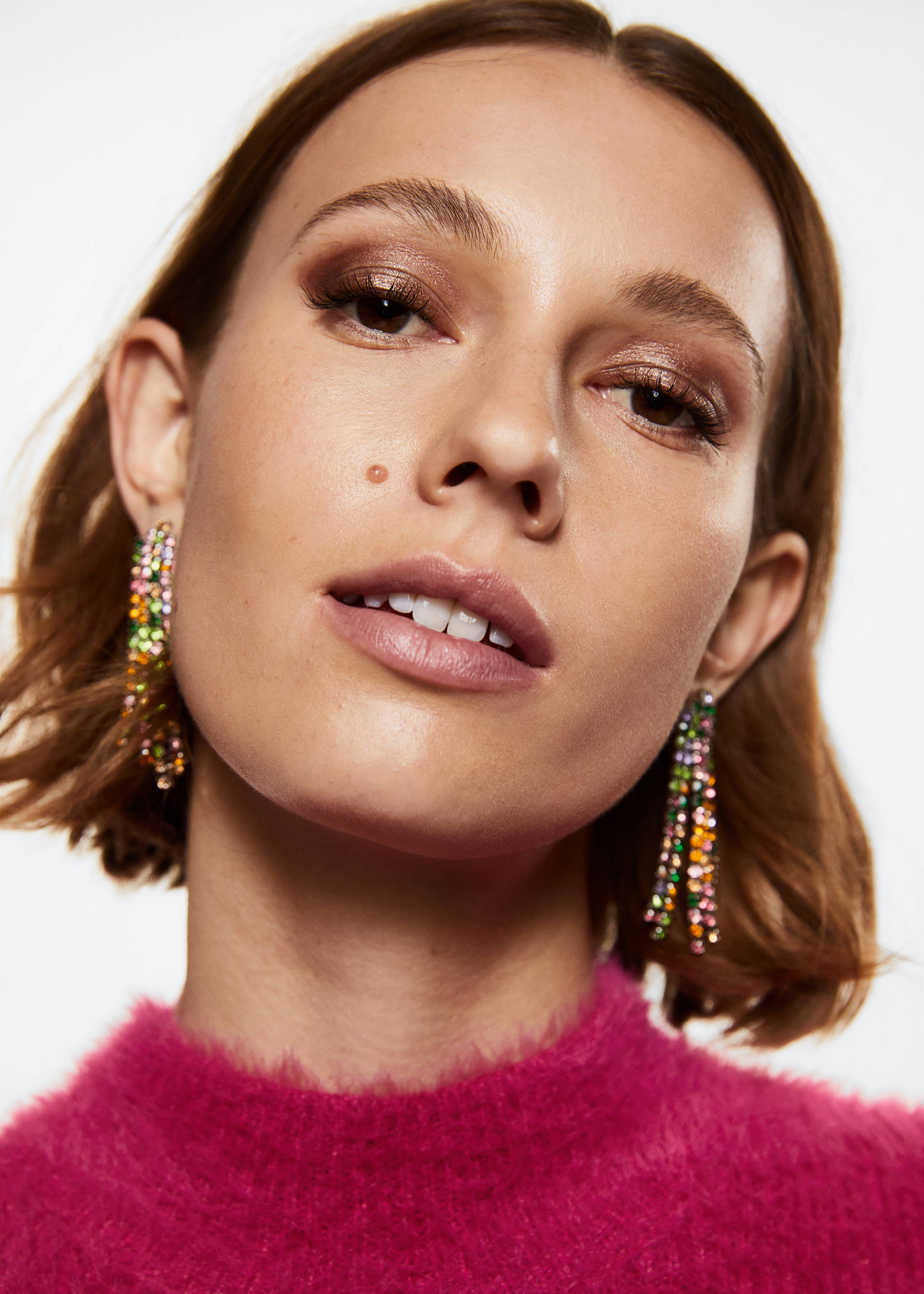 Strickkleid mit Pelz-Effekt - Detail des Artikels 1