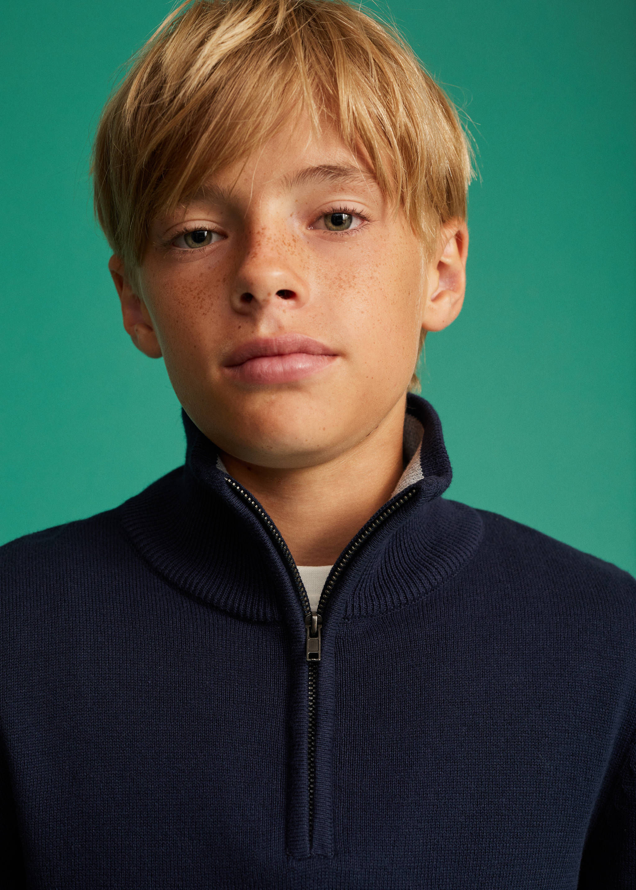 Zip neck jumper - Details of the article 2