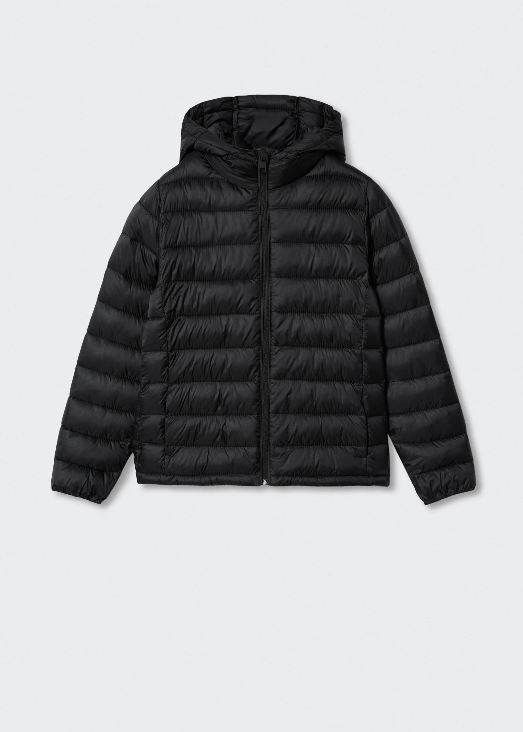 Hood quilted coat - Article without model