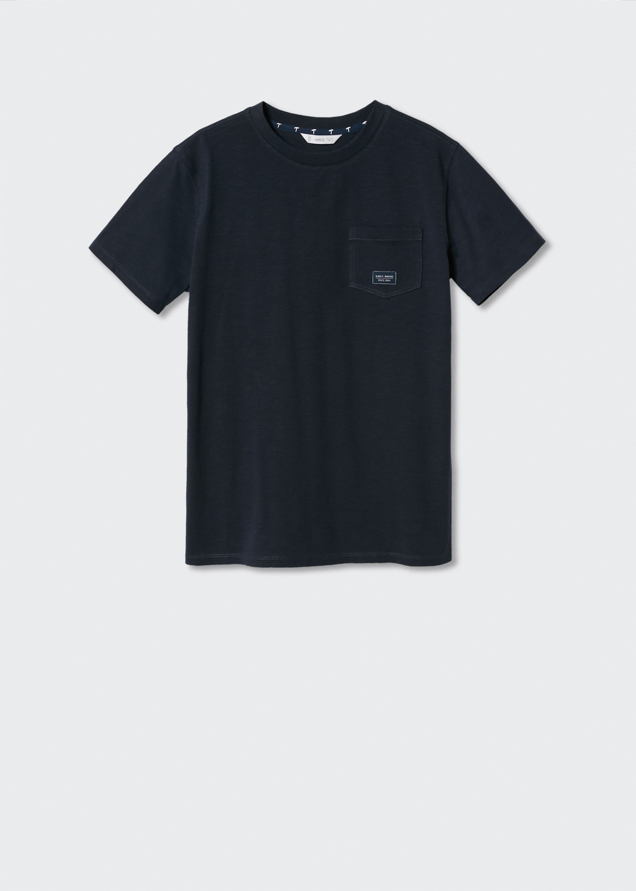 Pocket cotton T-shirt - Article without model