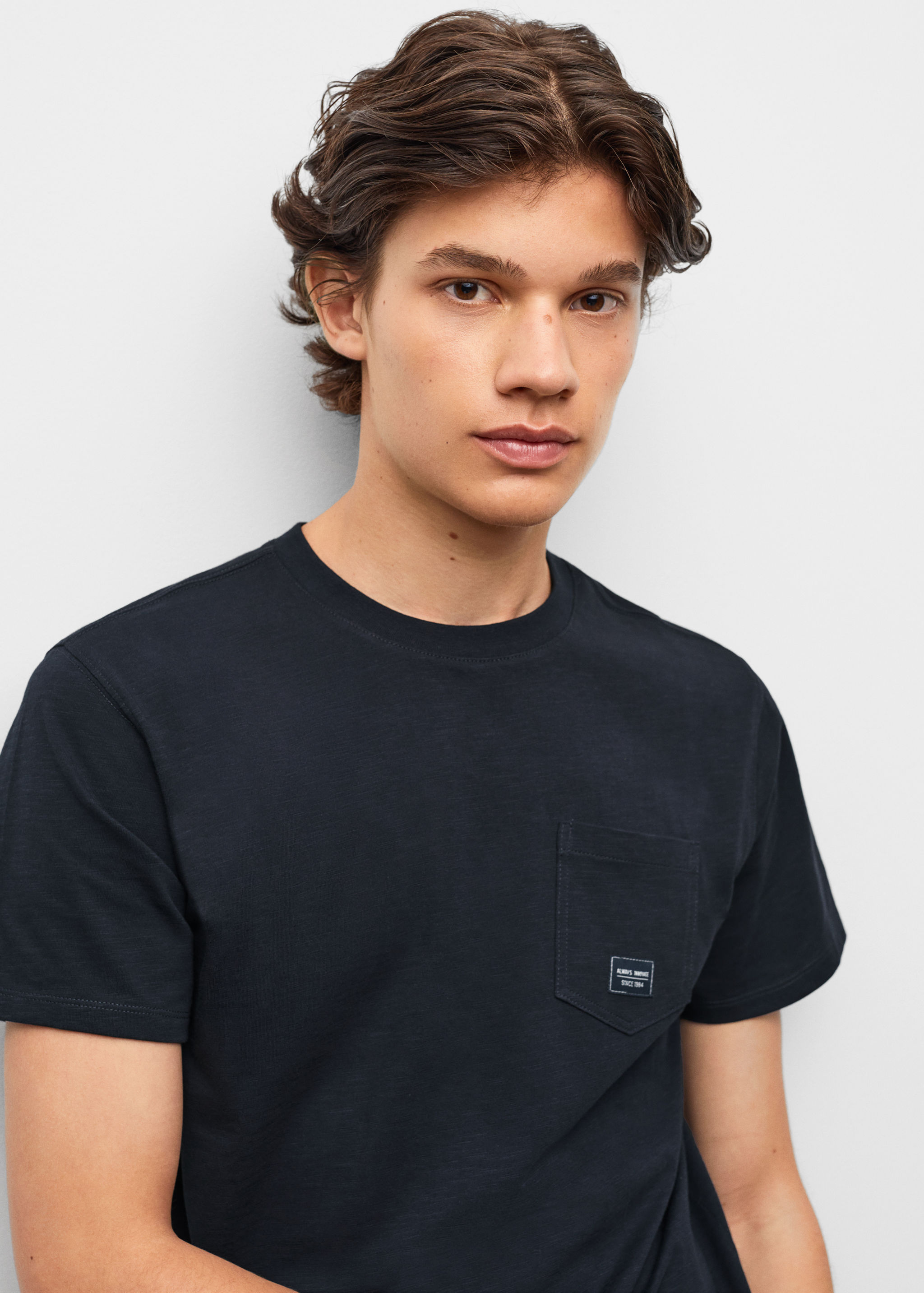 Pocket cotton T-shirt - Details of the article 1