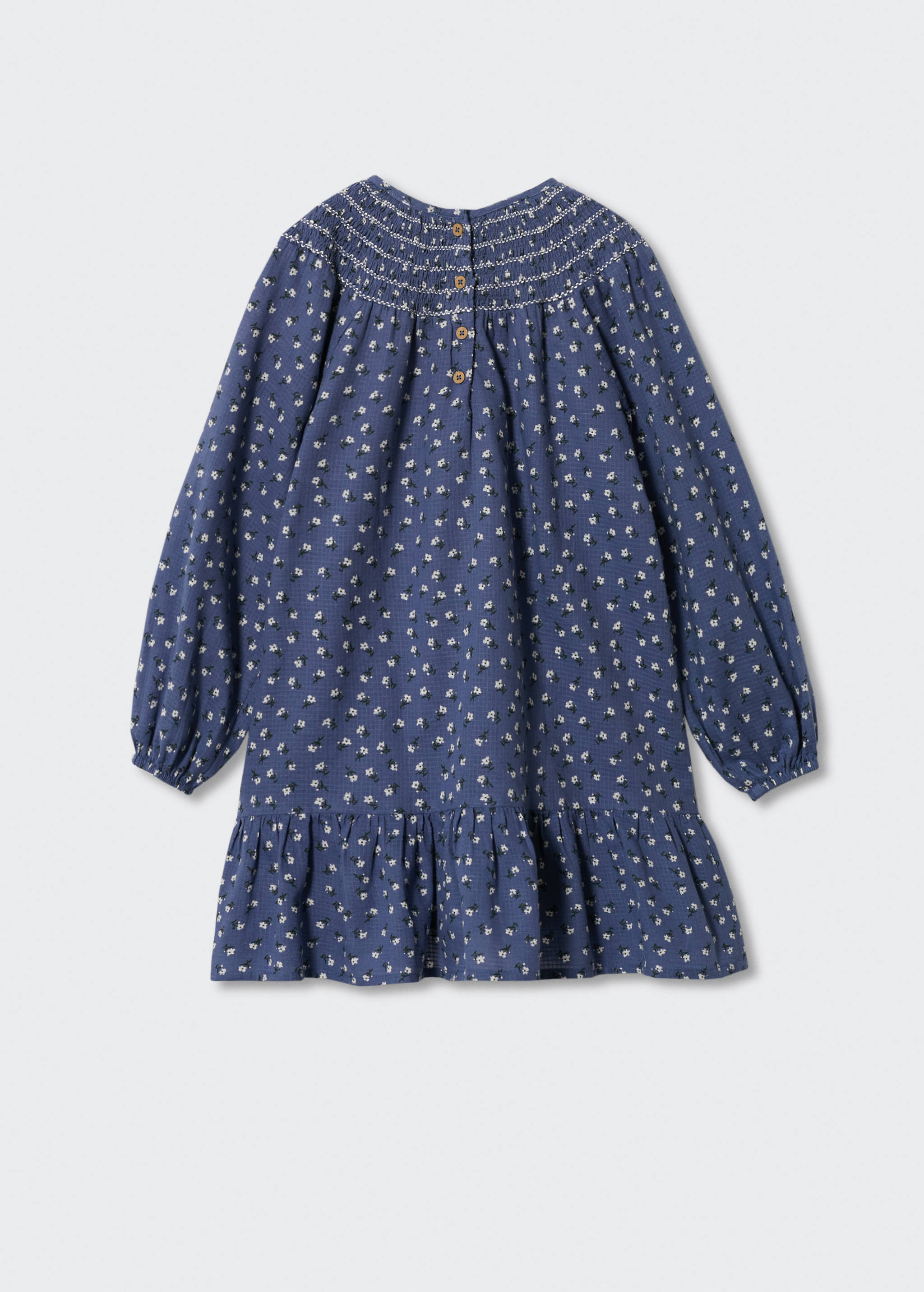 Ruffled floral dress - Reverse of the article