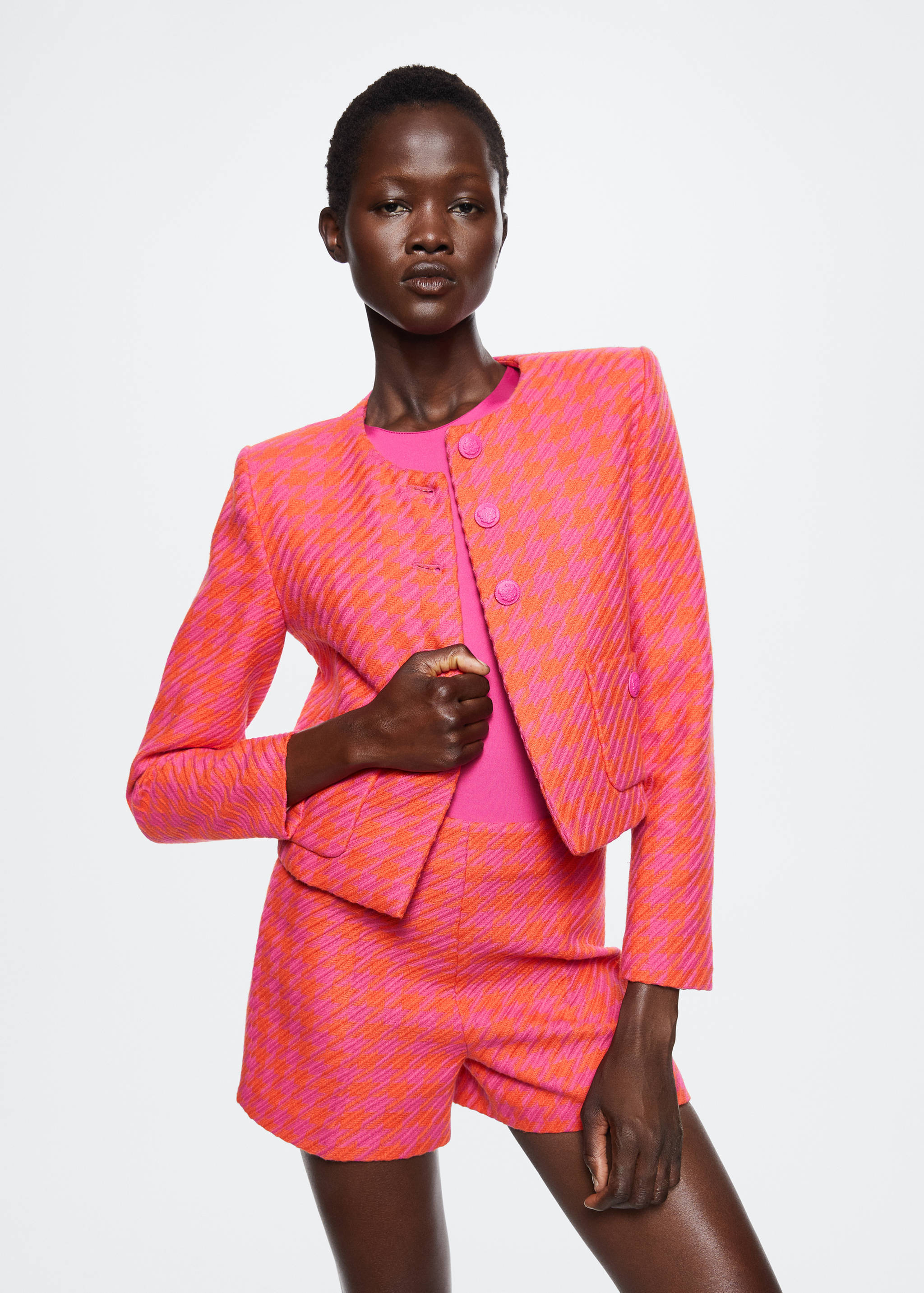 Short imprimé pied-de-poule - Détail de l'article 2