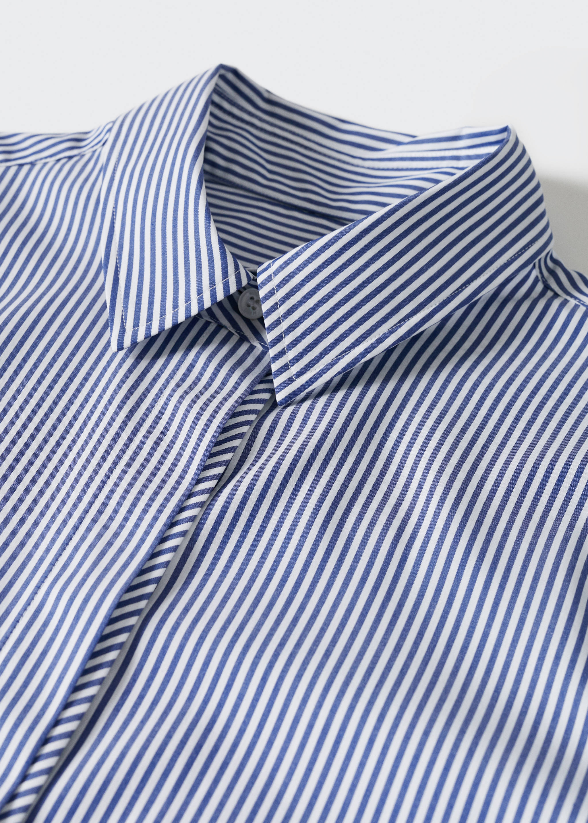 Camisa popelín slim ratlles - Detall de l'article 8