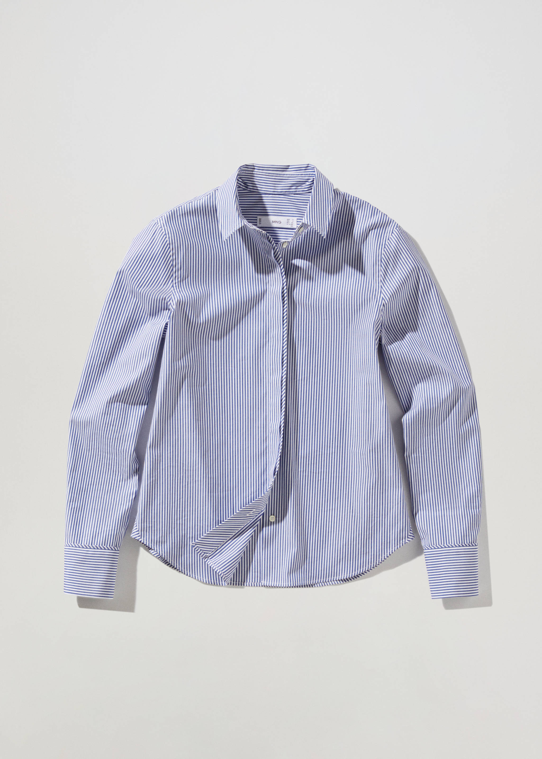 Camisa popelín slim ratlles - Article sense model