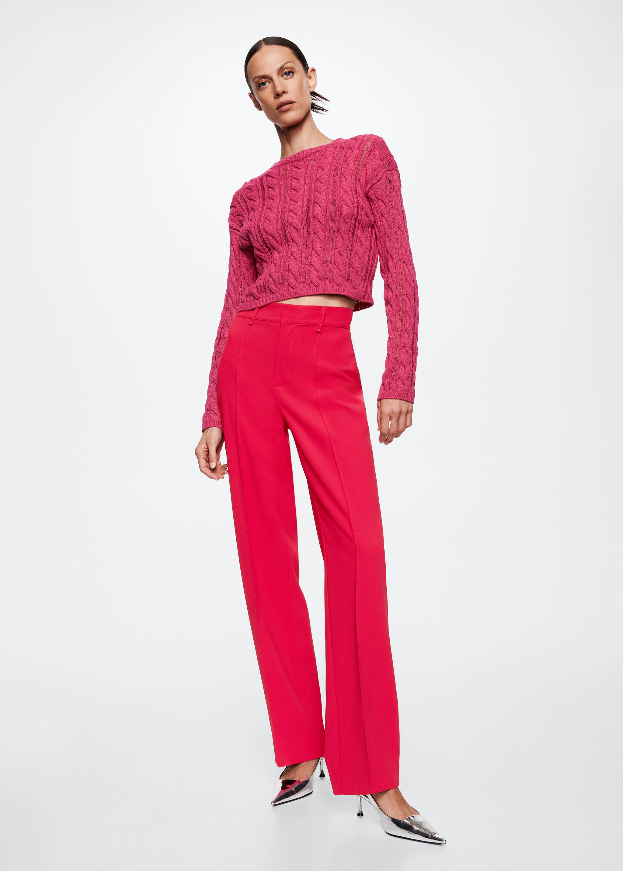 Straight suit trousers - General plane