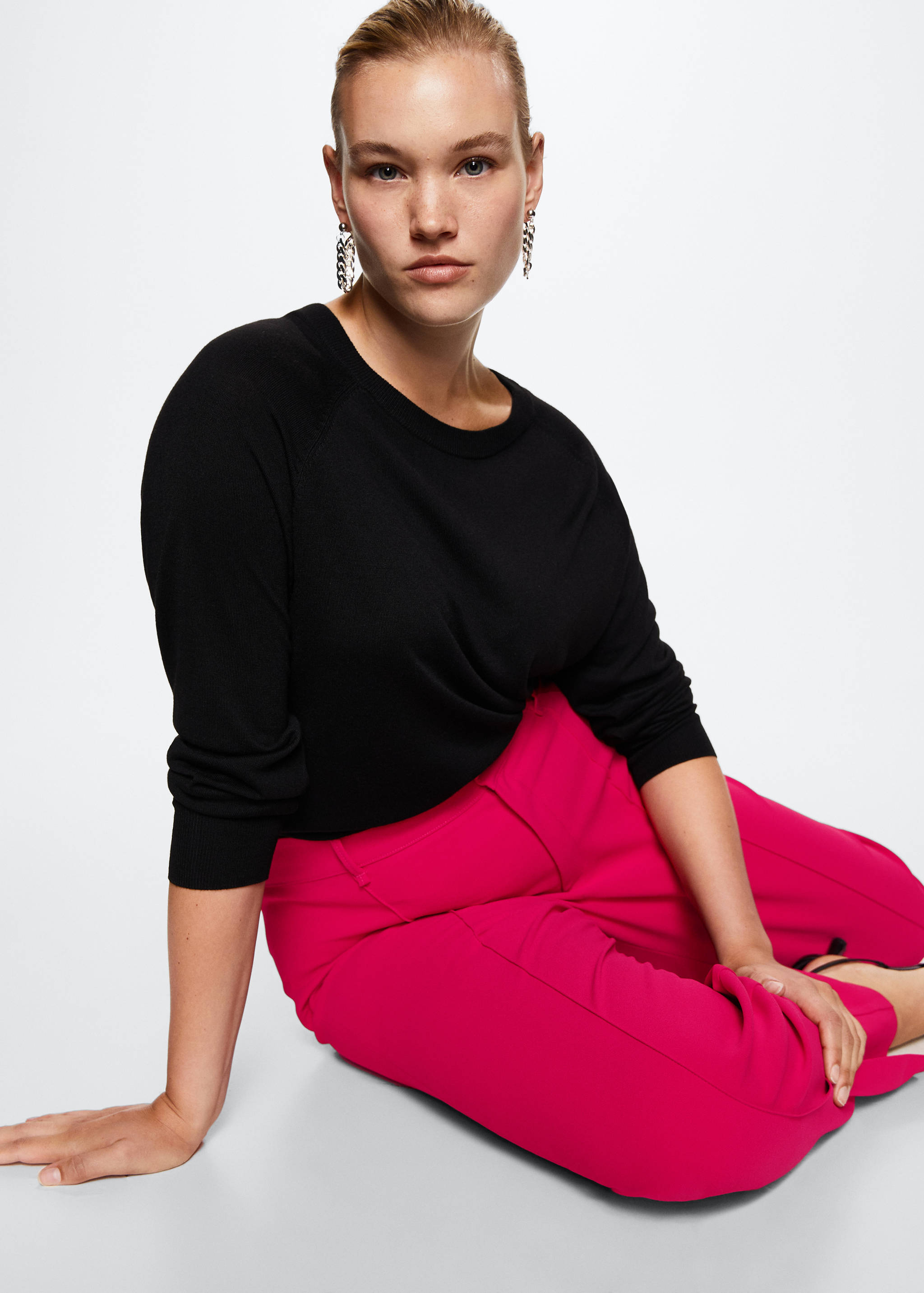 Straight suit trousers - Details of the article 4