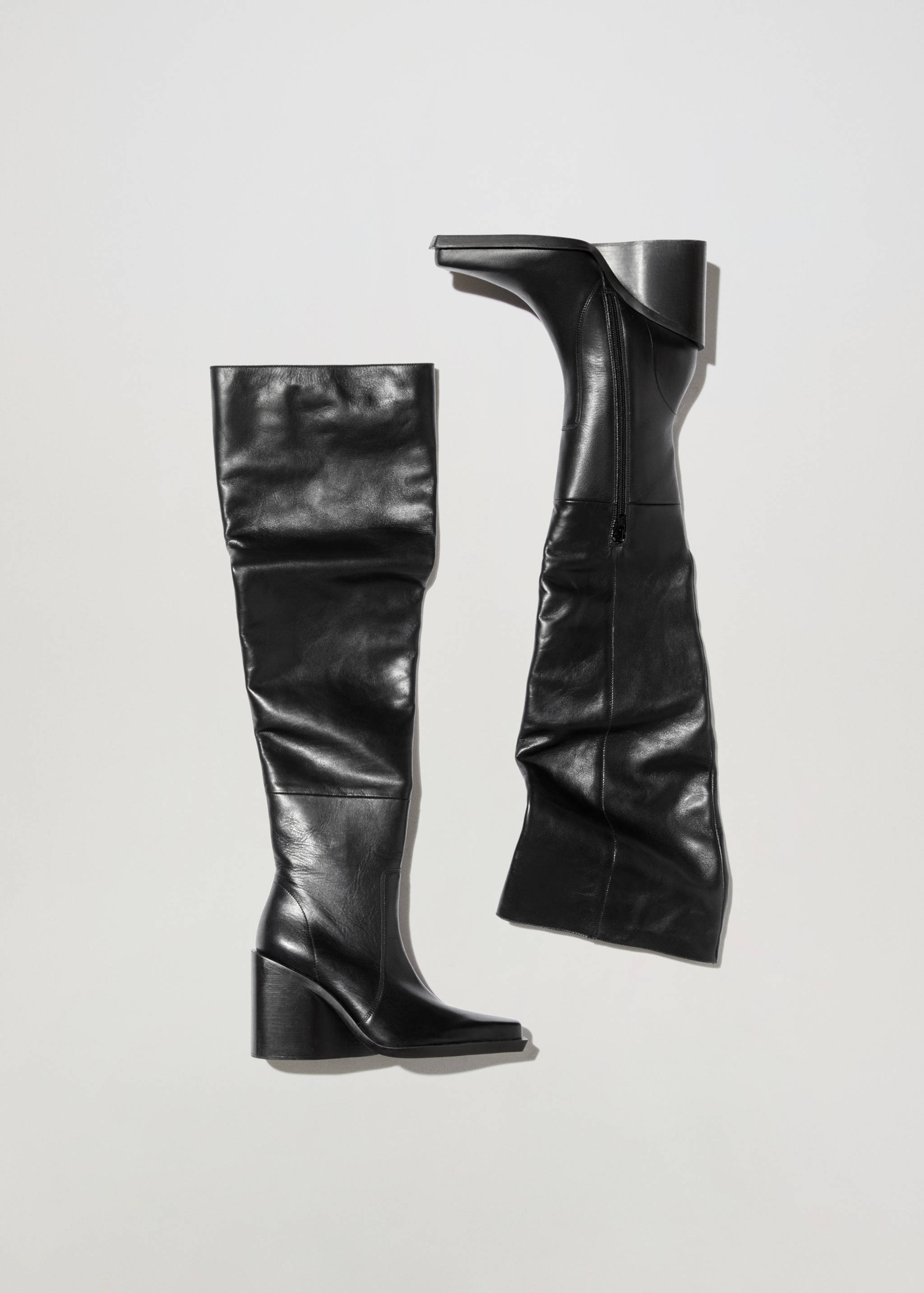 Bottes hautes en cuir - Article sans modèle
