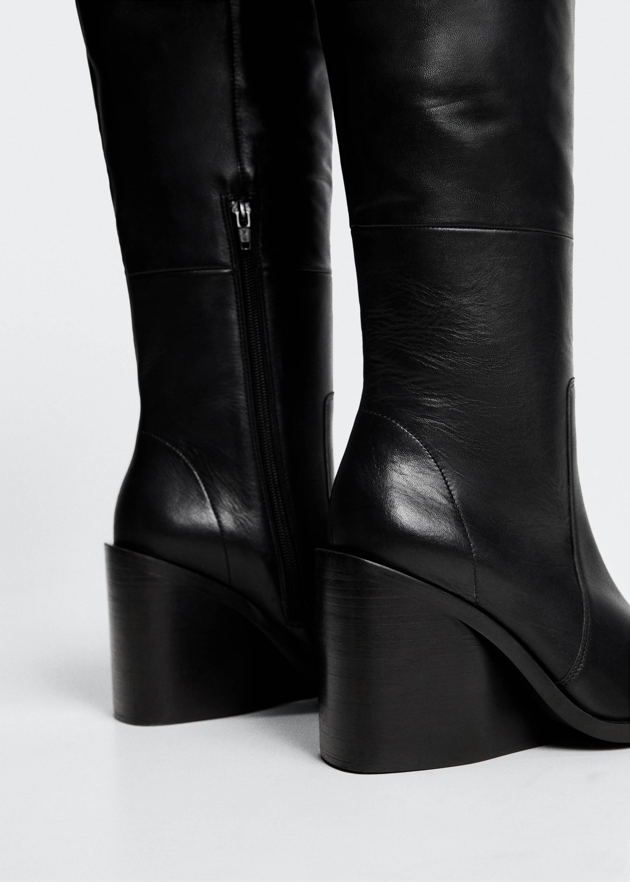 Bottes hautes en cuir - Détail de l'article 1