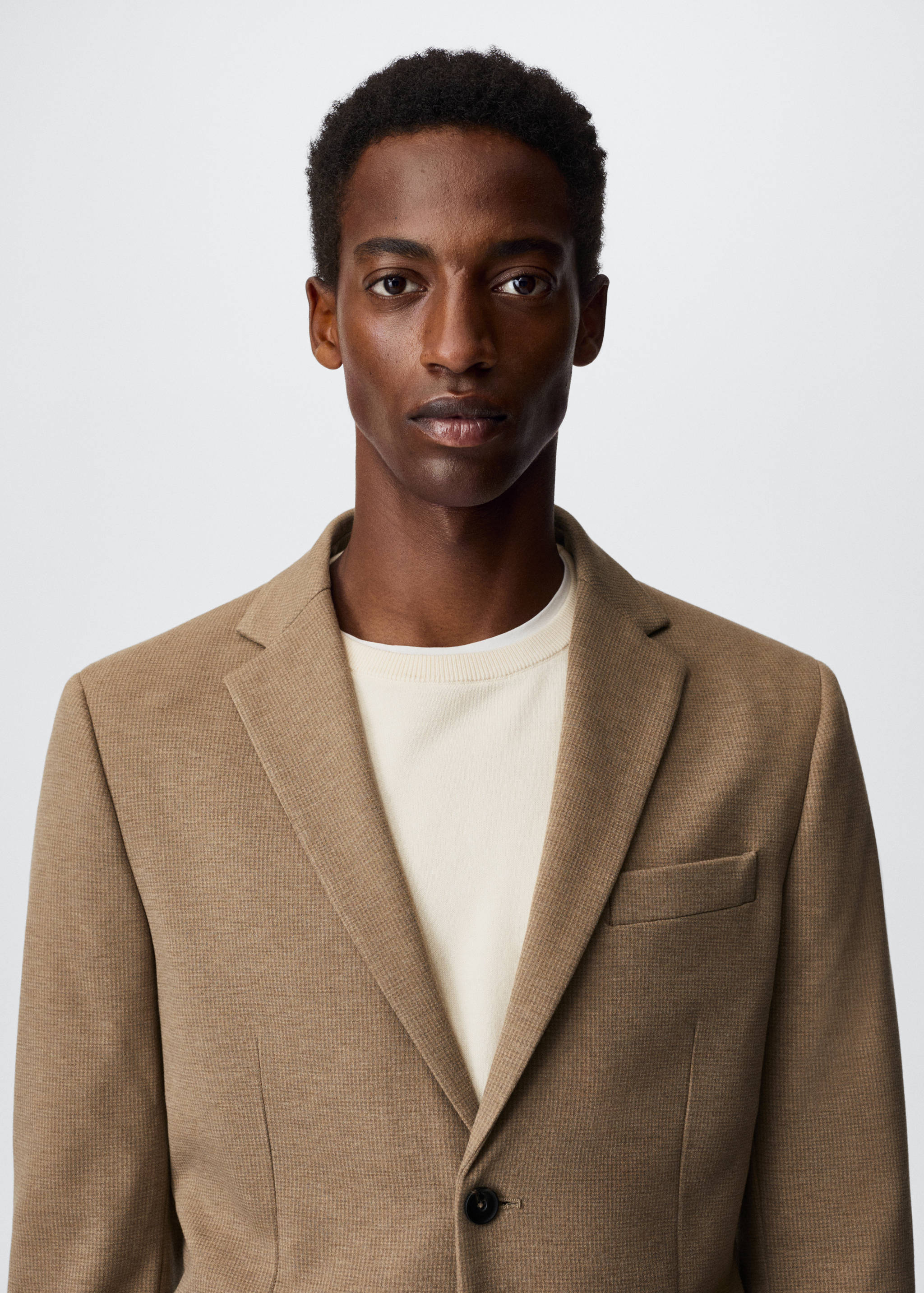 Americana slim fit cotó  - Detall de l'article 4