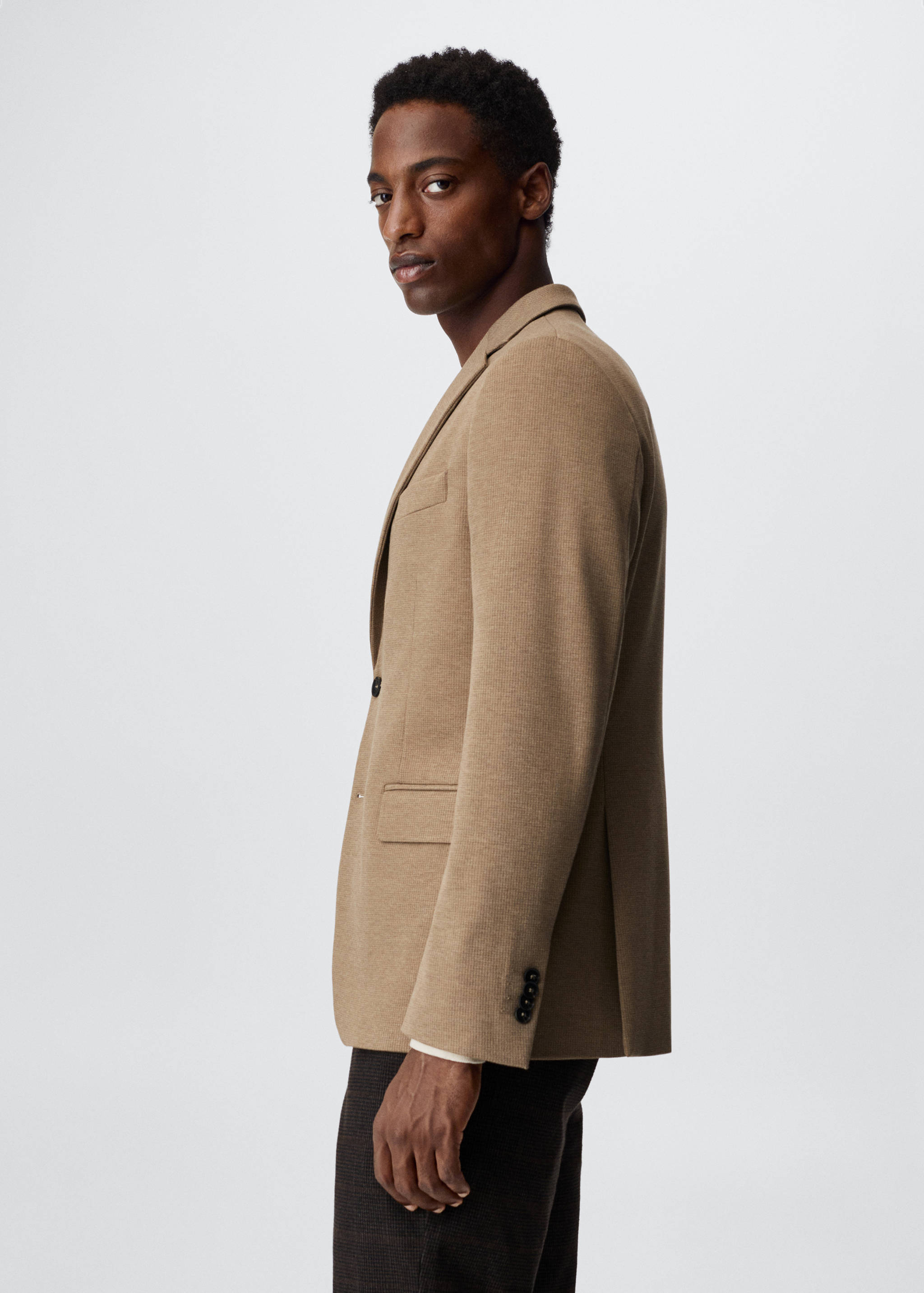 Americana slim fit cotó  - Detall de l'article 6