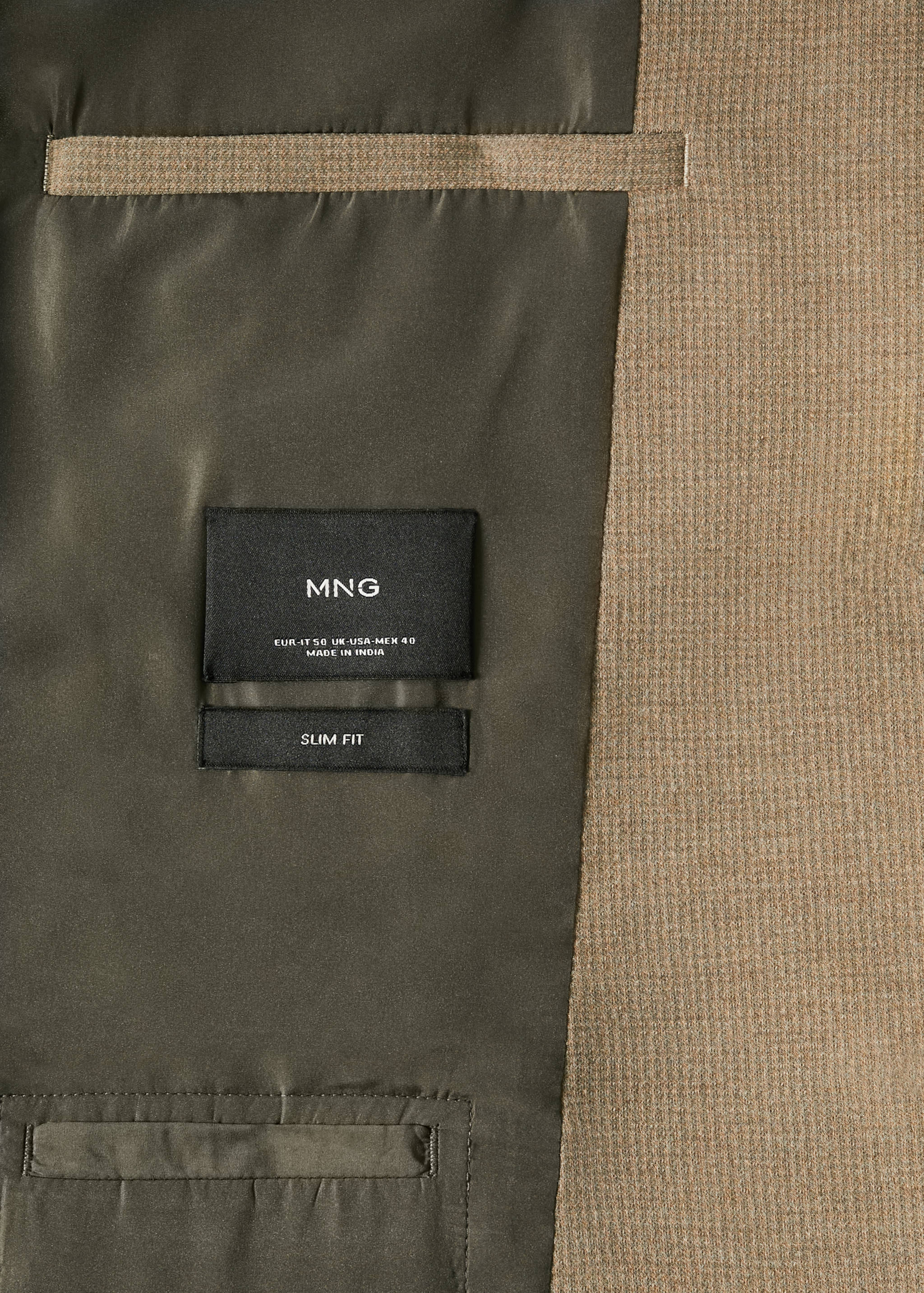 Americana slim fit cotó  - Detall de l'article 8