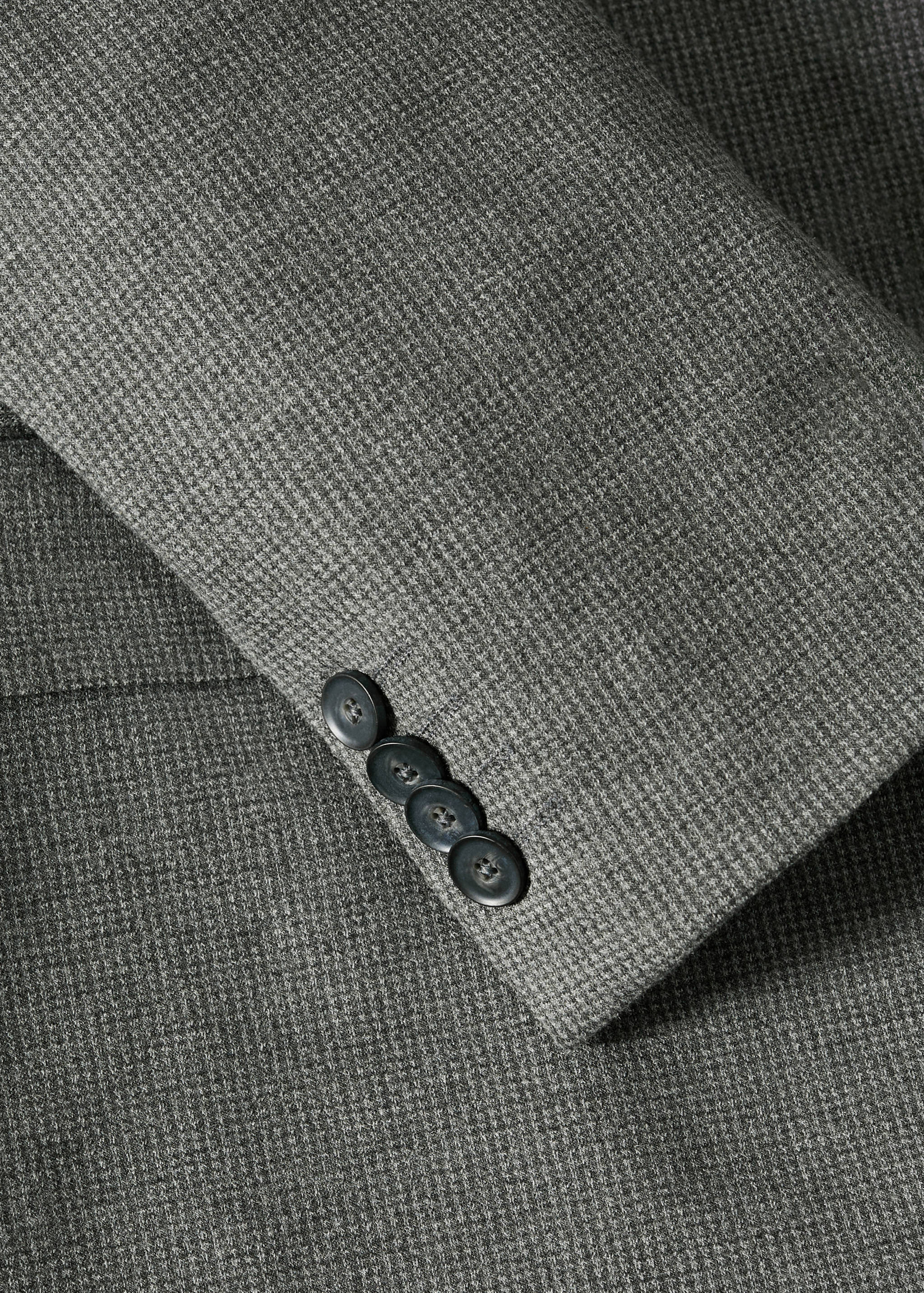 Slim fit cotton blazer - Details of the article 0