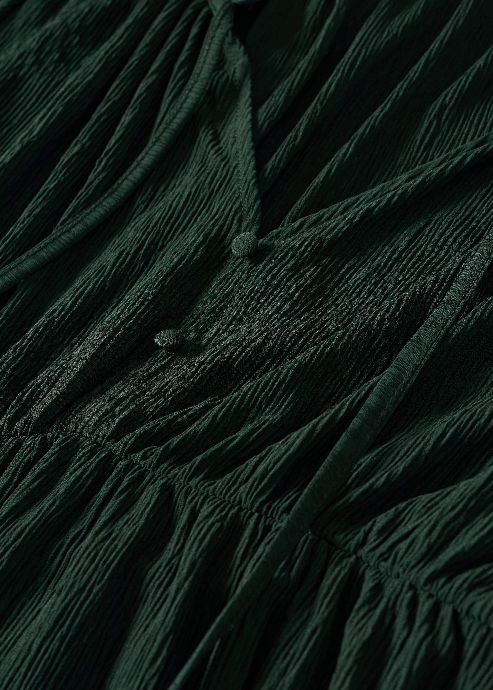 Textured short dress - Details of the article 8