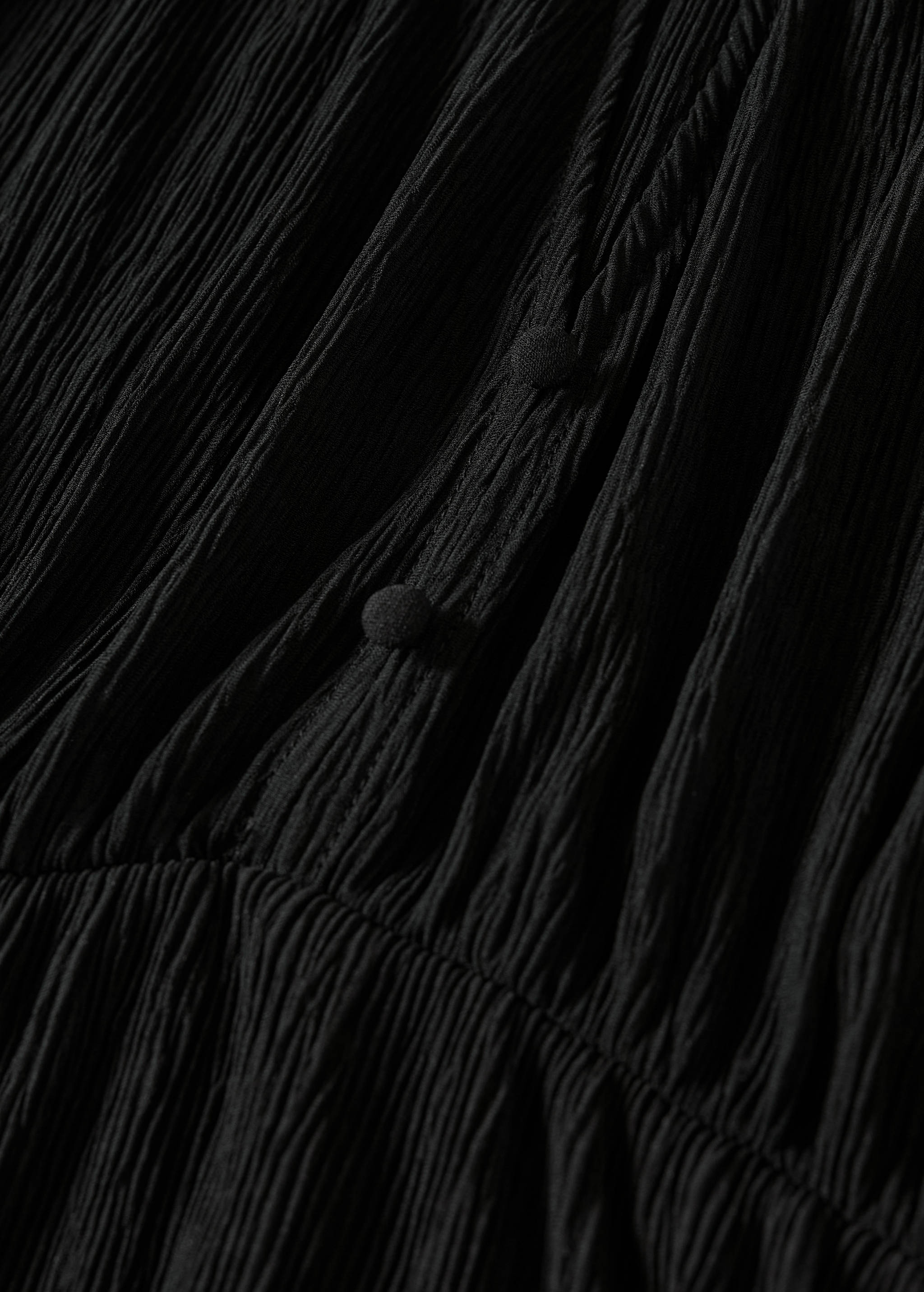 Textured short dress - Details of the article 8