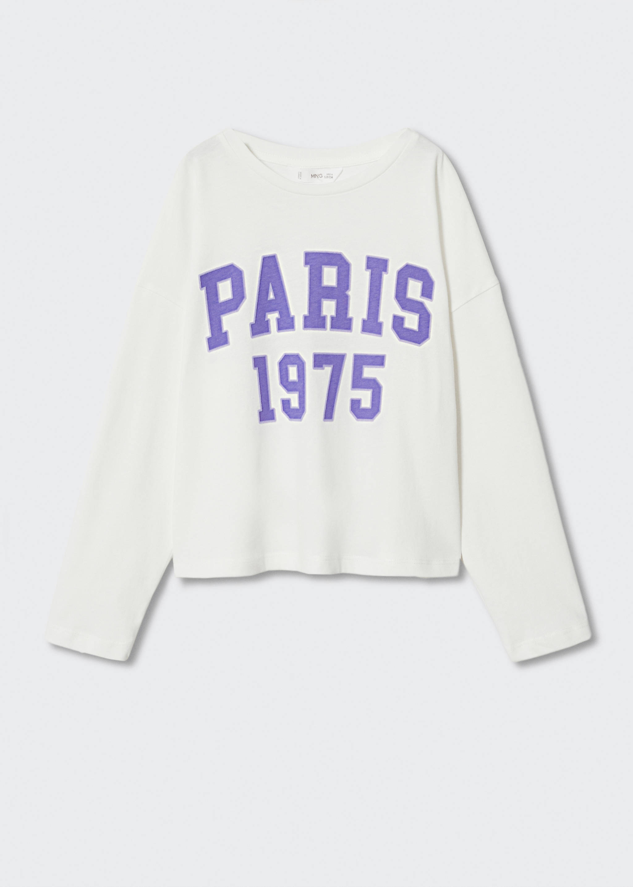 Printed cotton-blend T-shirt - Article without model