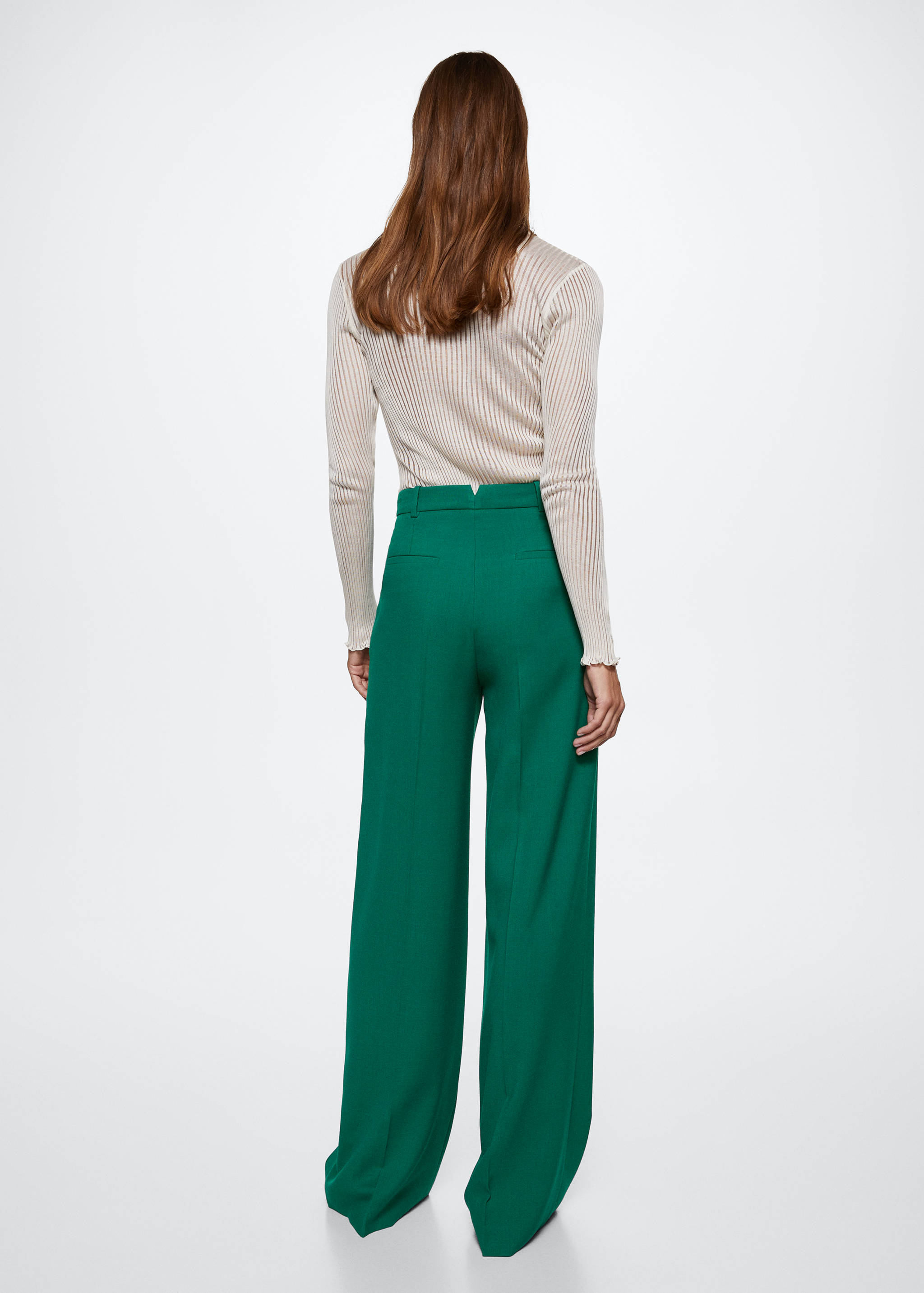 Wool suit pants - Reverse of the article