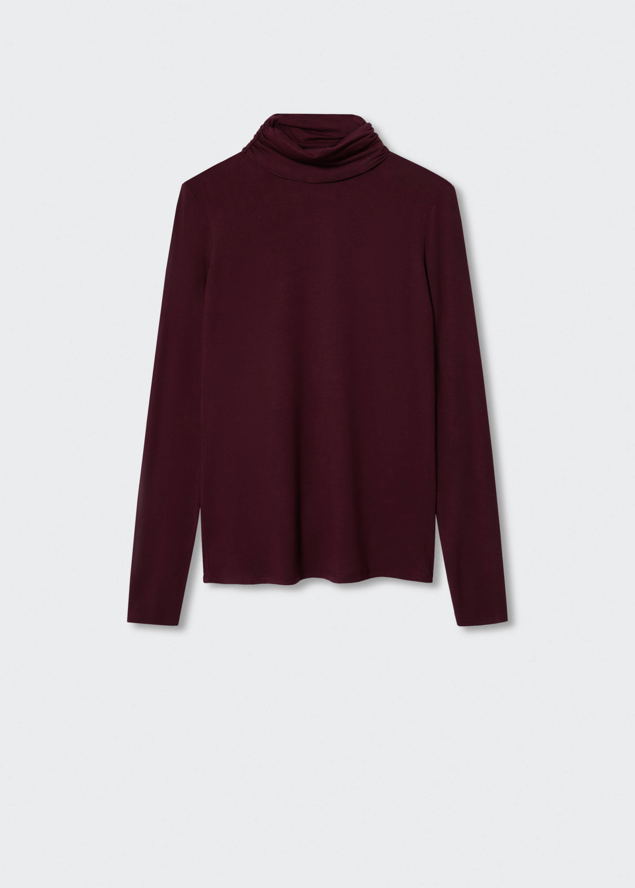 Μπλούζα ψηλός γιακάς ντραπέ - Προϊόν χωρίς μοντέλο