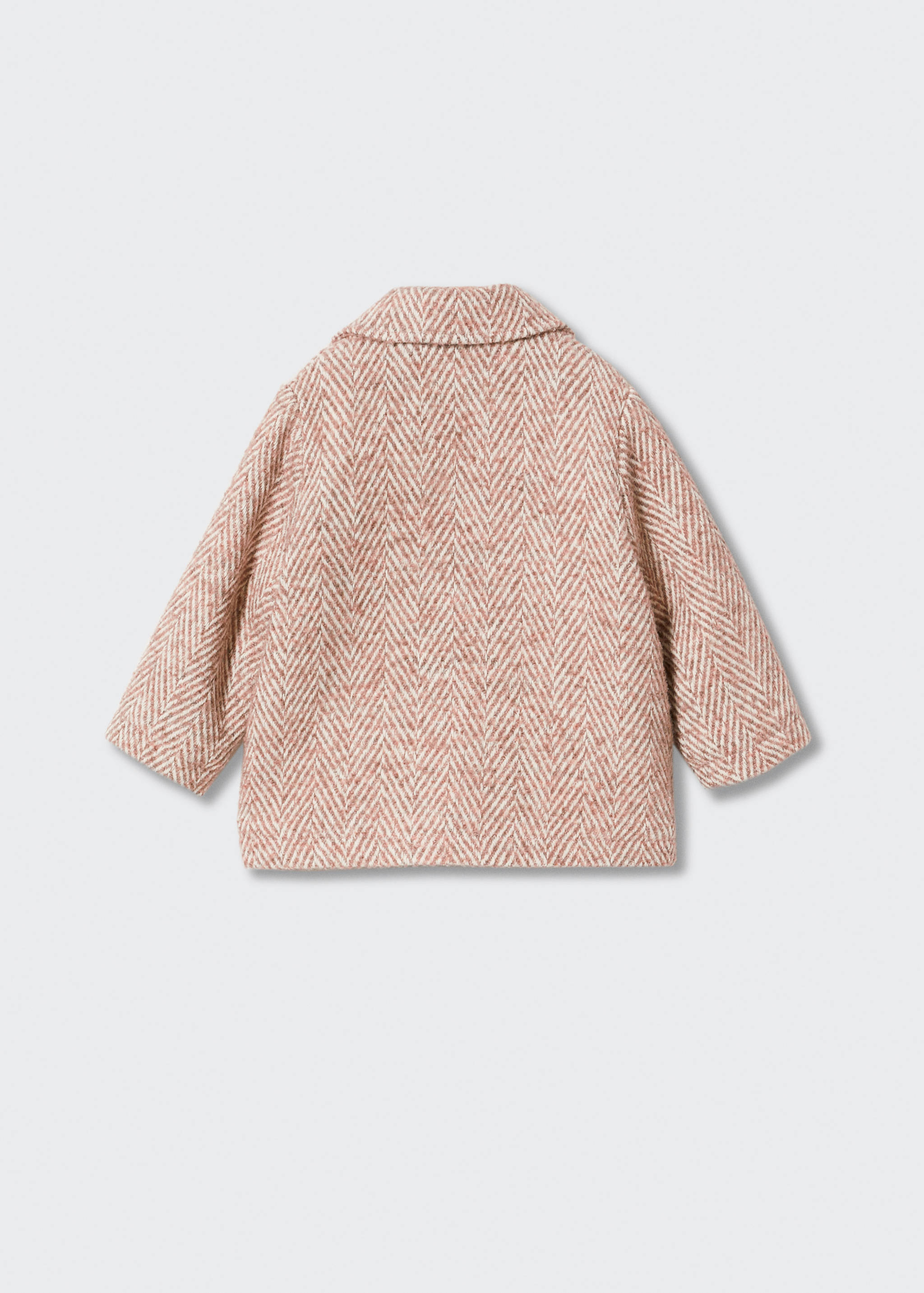 Παλτό ύφασμα ψαροκόκαλο  - Πίσω όψη προϊόντος