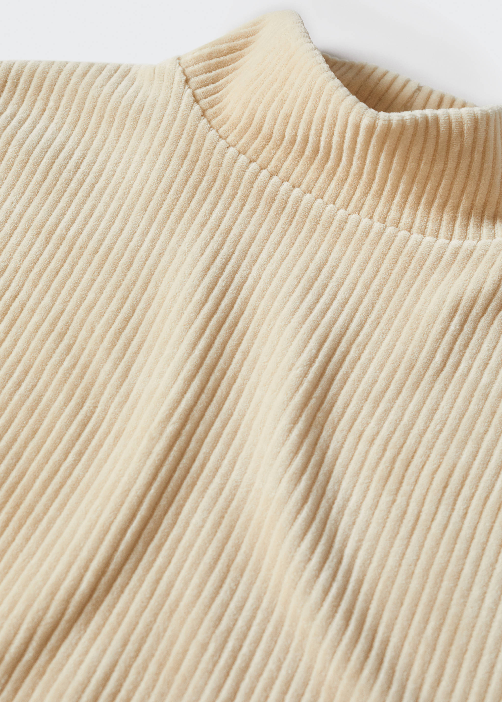 Corduroy sweatshirt met trechterhals - Detail van het artikel 8