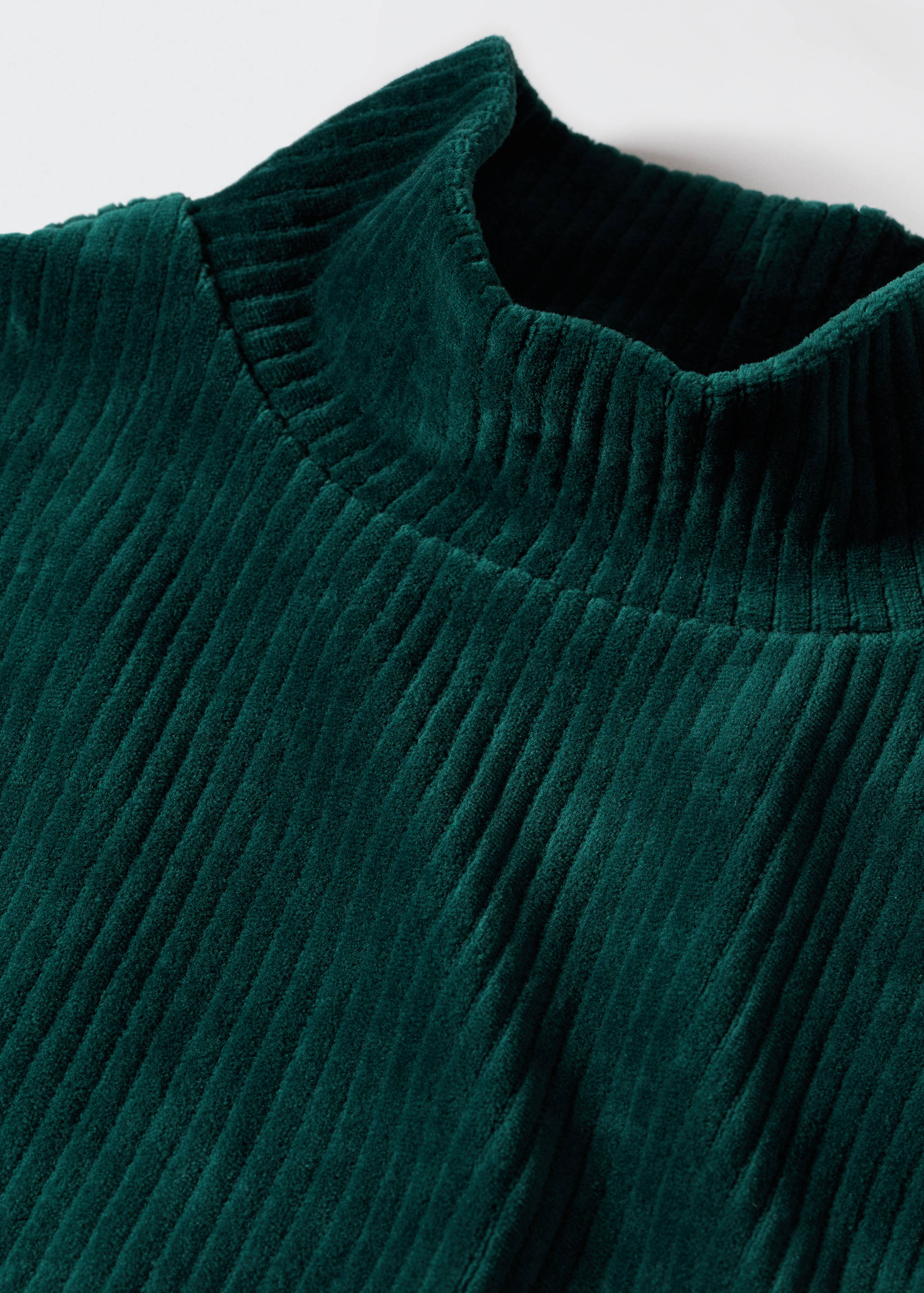 Corduroy sweatshirt met trechterhals - Detail van het artikel 8