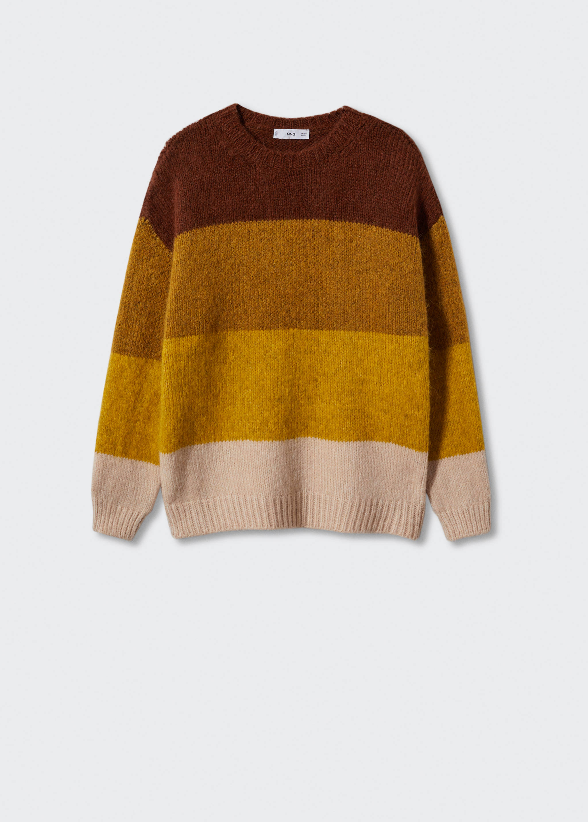 Gestreifter Strickpullover - Artikel ohne Model