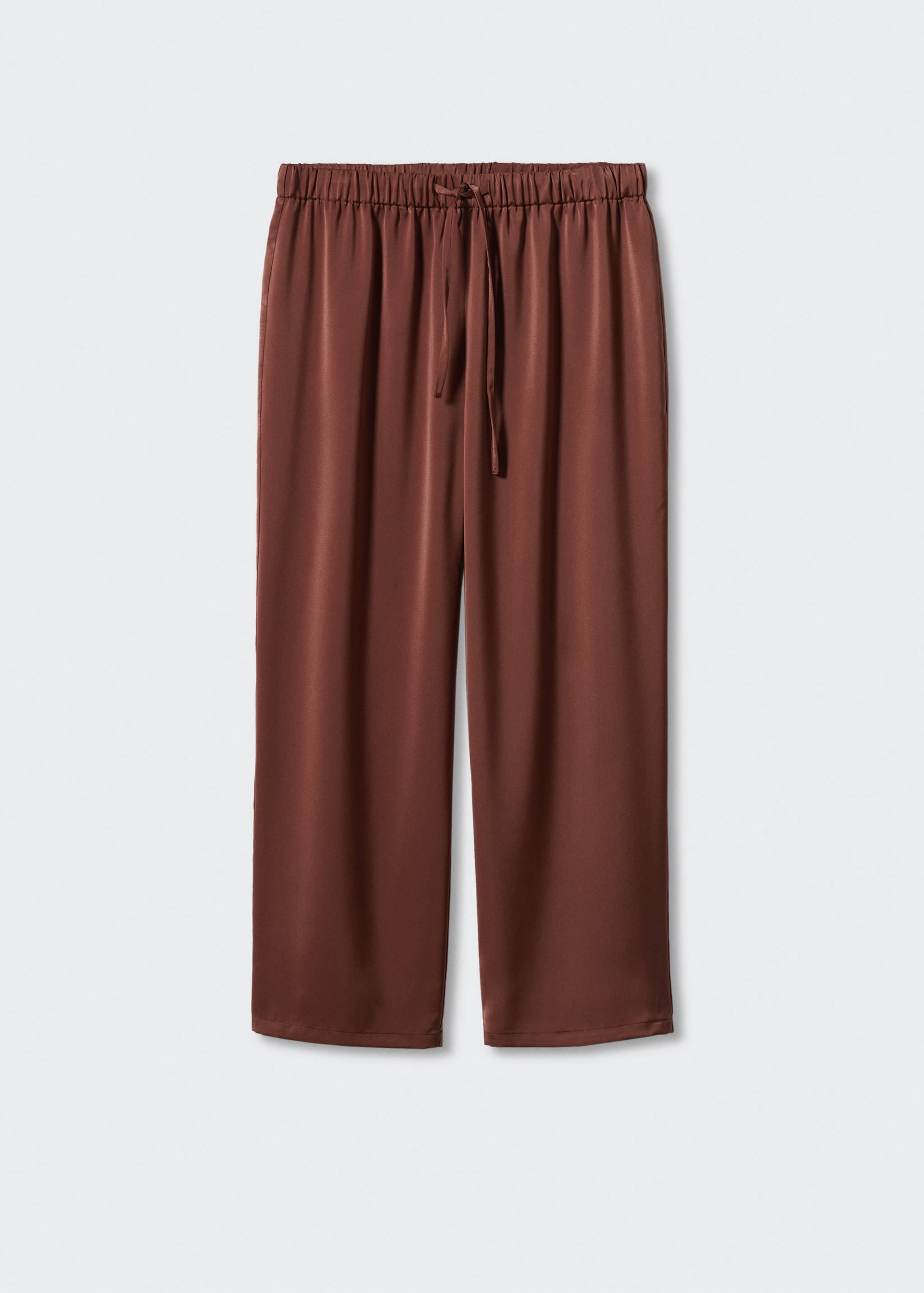 Satin pyjama trousers - Article without model