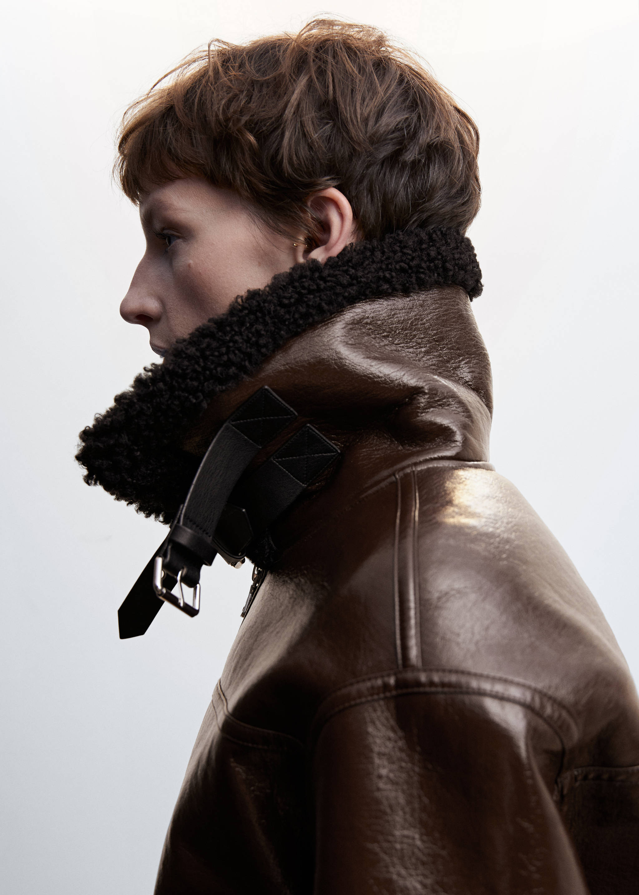 Jacket with shearling-effect lining - Details of the article 6