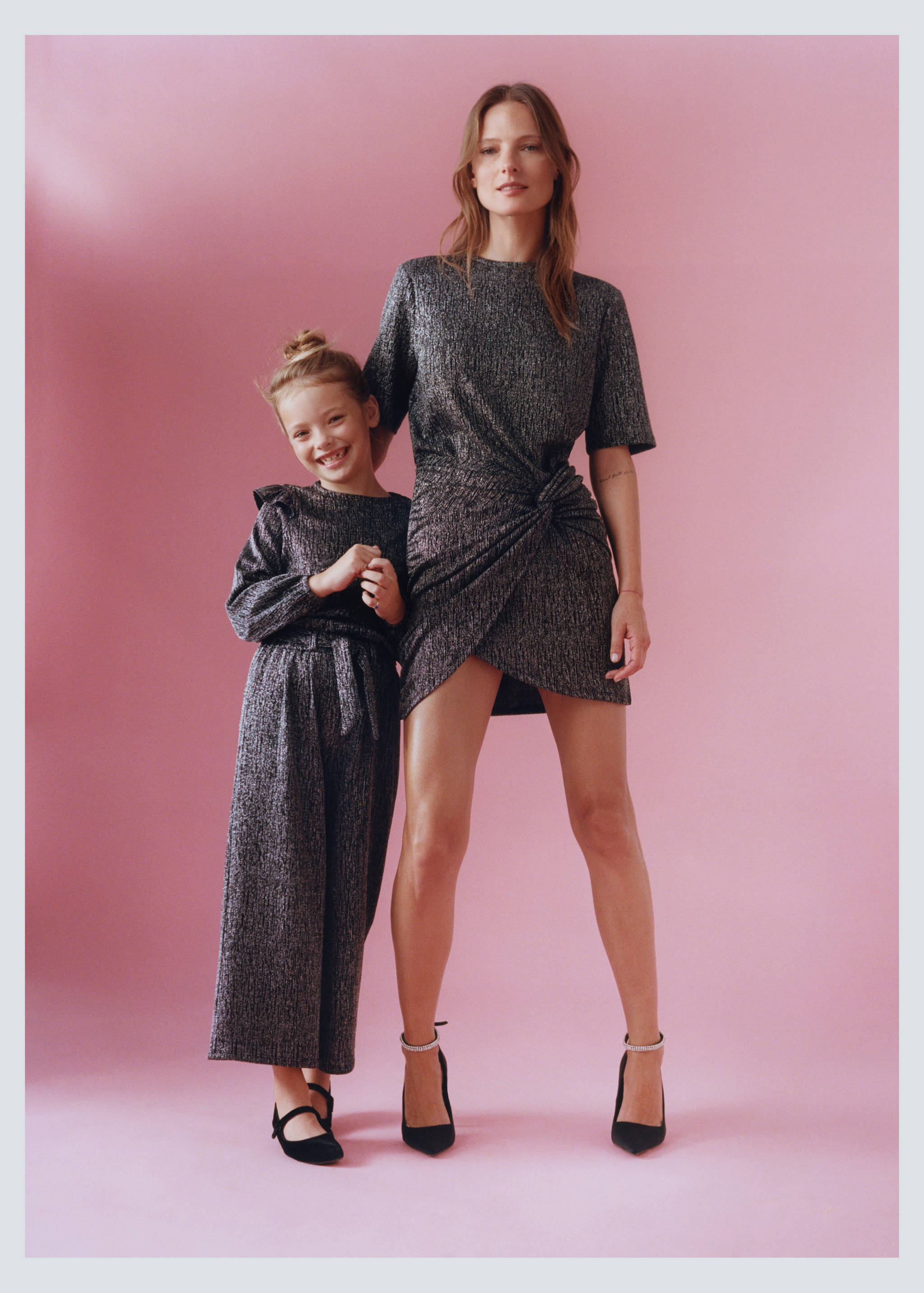 Knotted lurex dress - Details of the article 7
