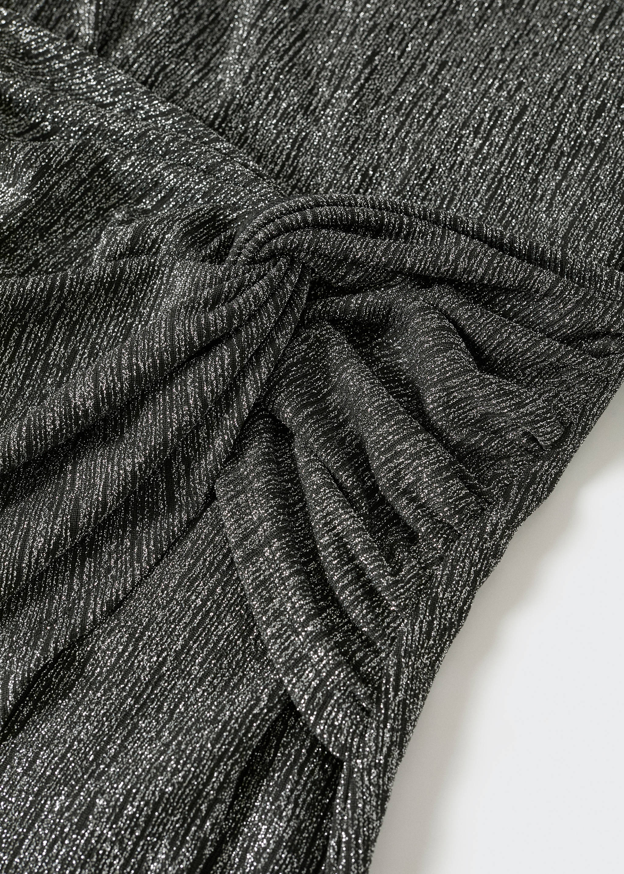 Knotted lurex dress - Details of the article 8