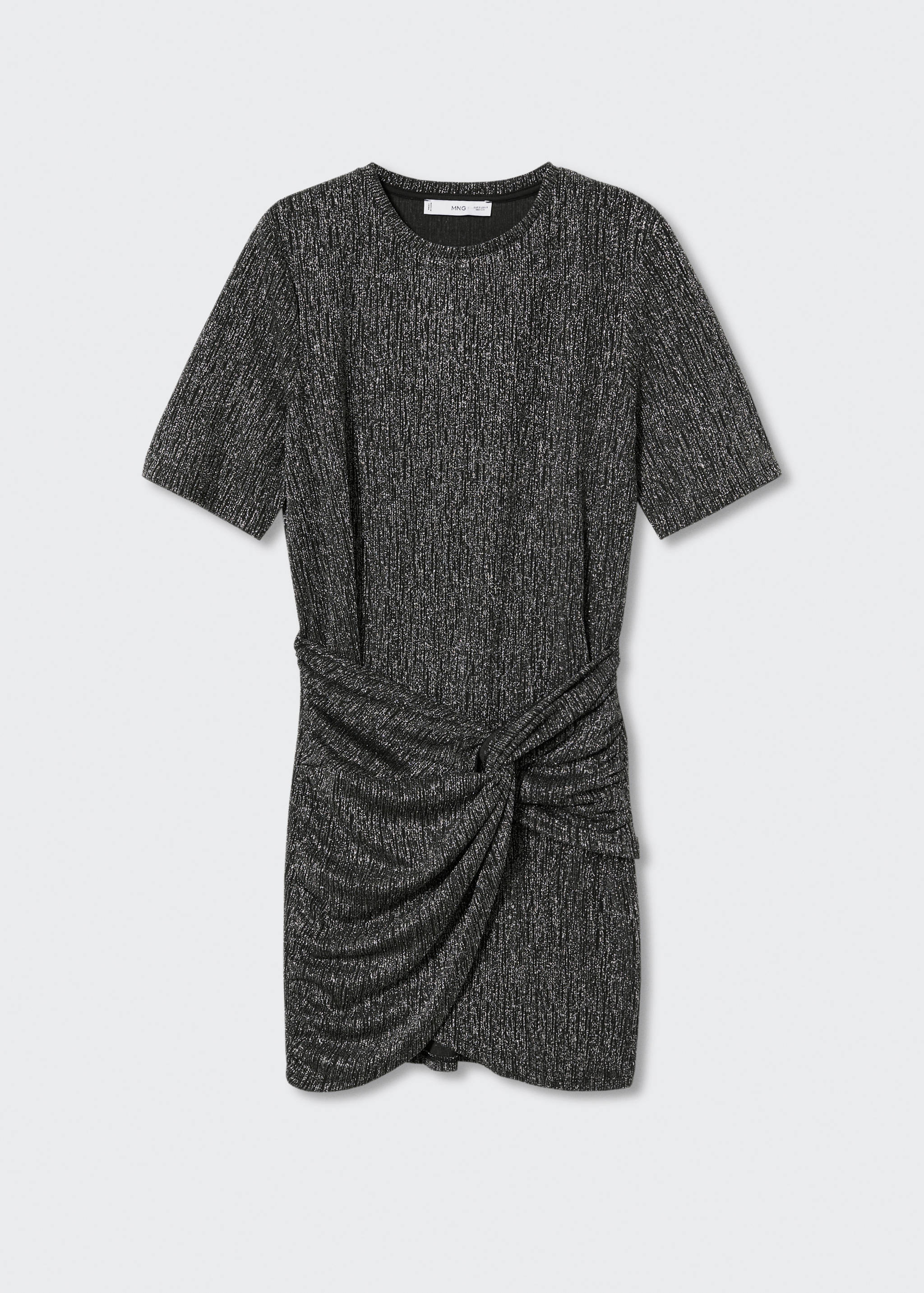 Knotted lurex dress - Article without model