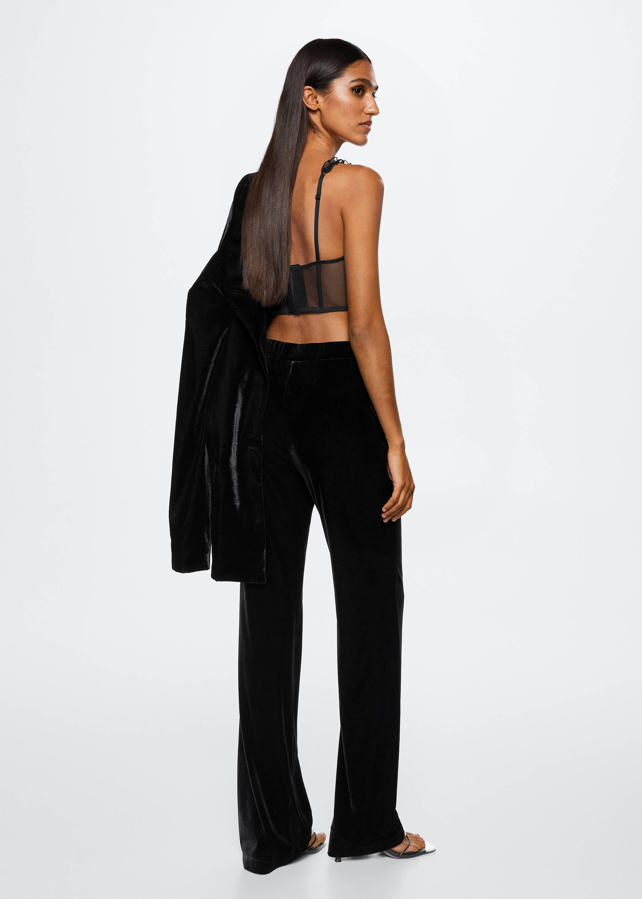 Pantalons vellut - Revers de l'article