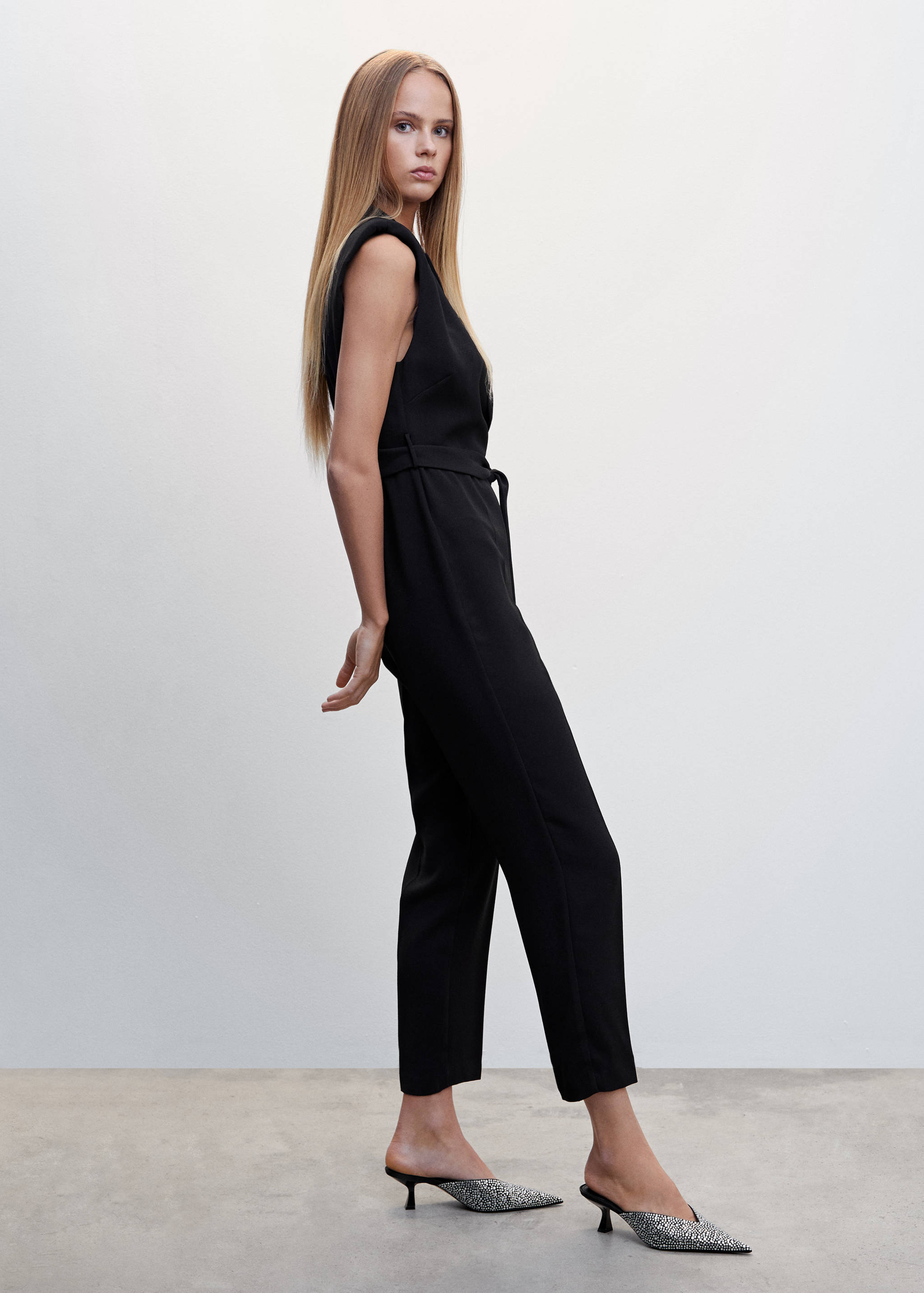 Wrap long jumpsuit - Details of the article 6
