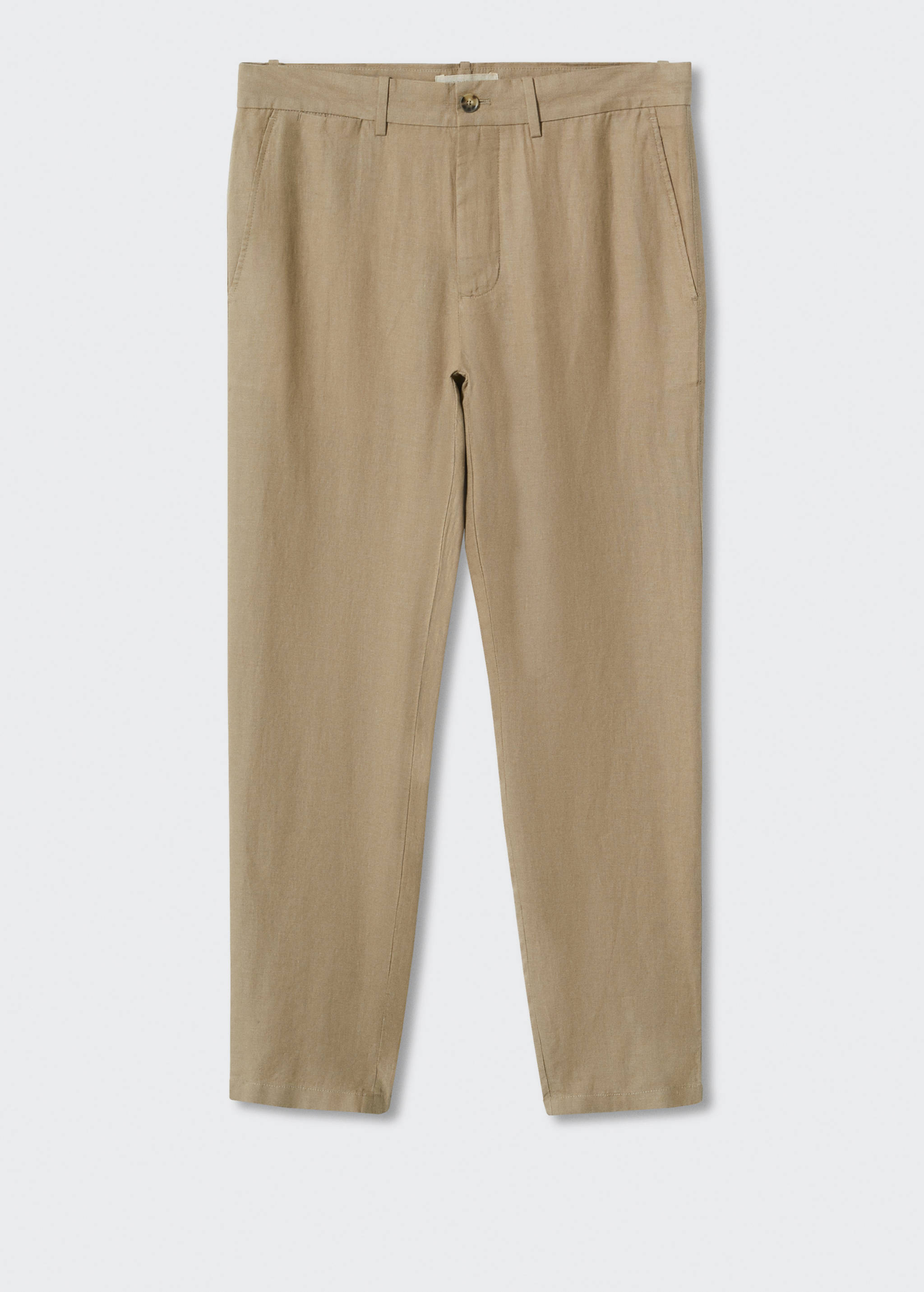 Slim fit linen trousers - Article without model