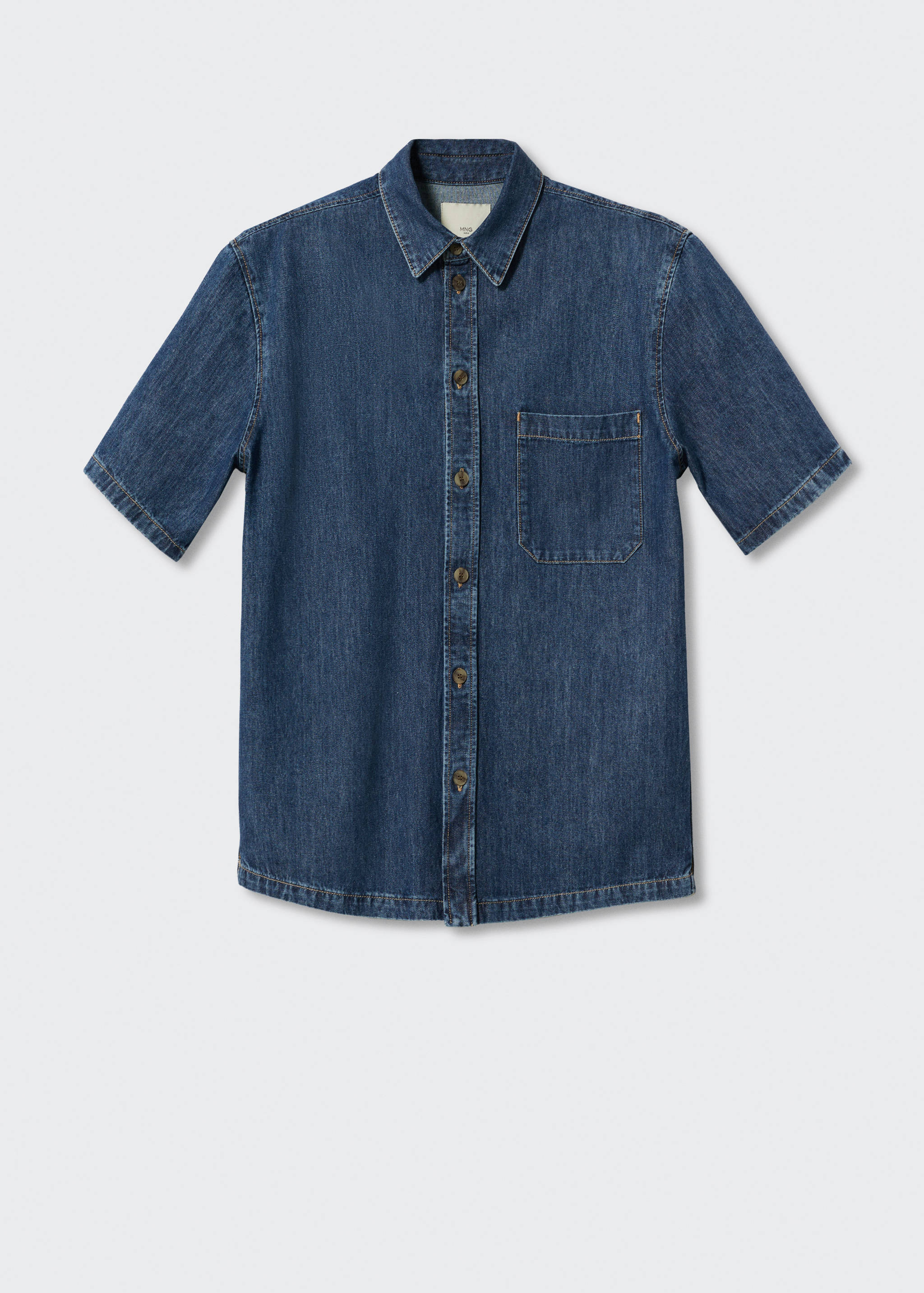 Camisa denim manga corta - Artículo sin modelo