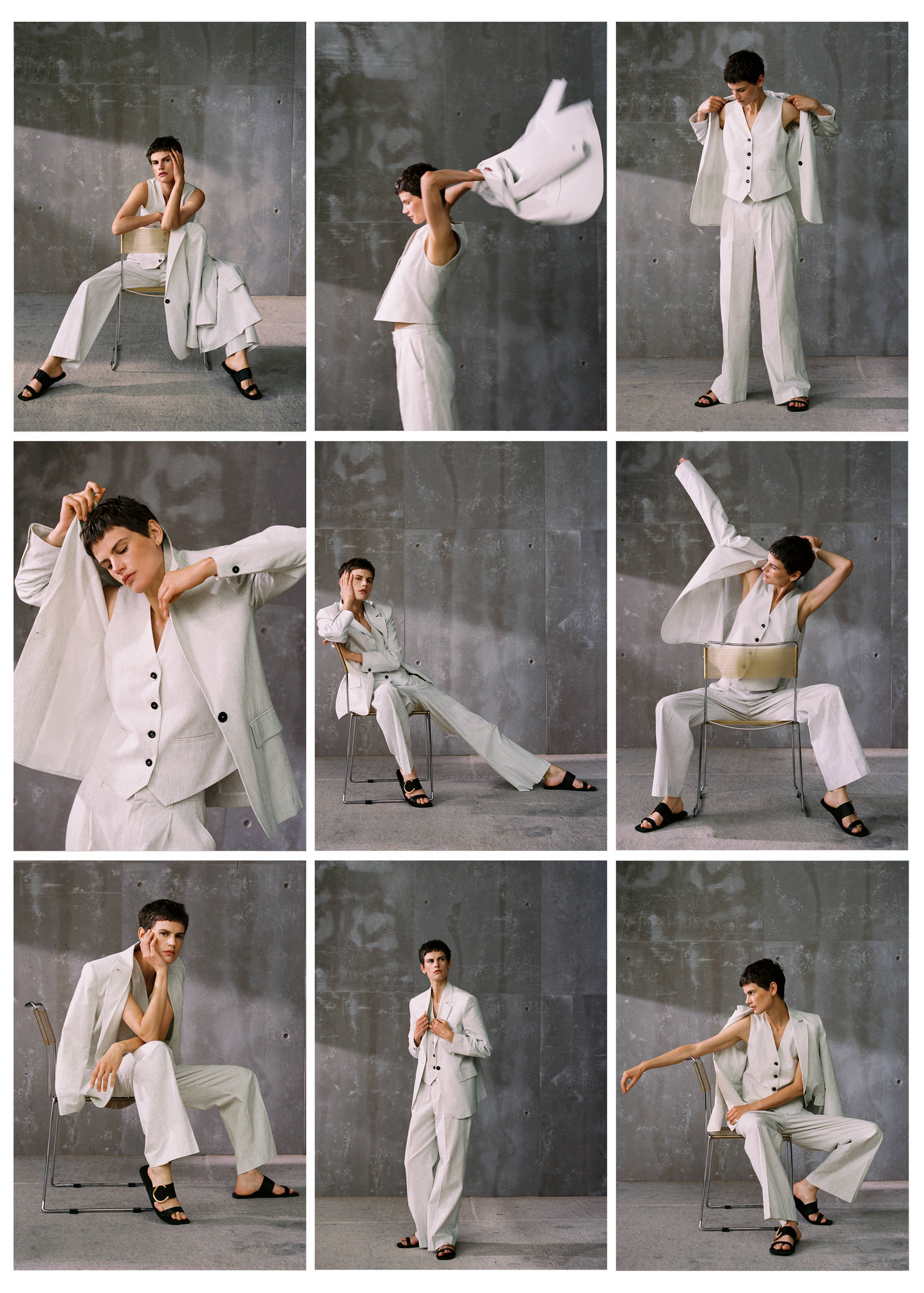 Striped suit blazer - Details of the article 6