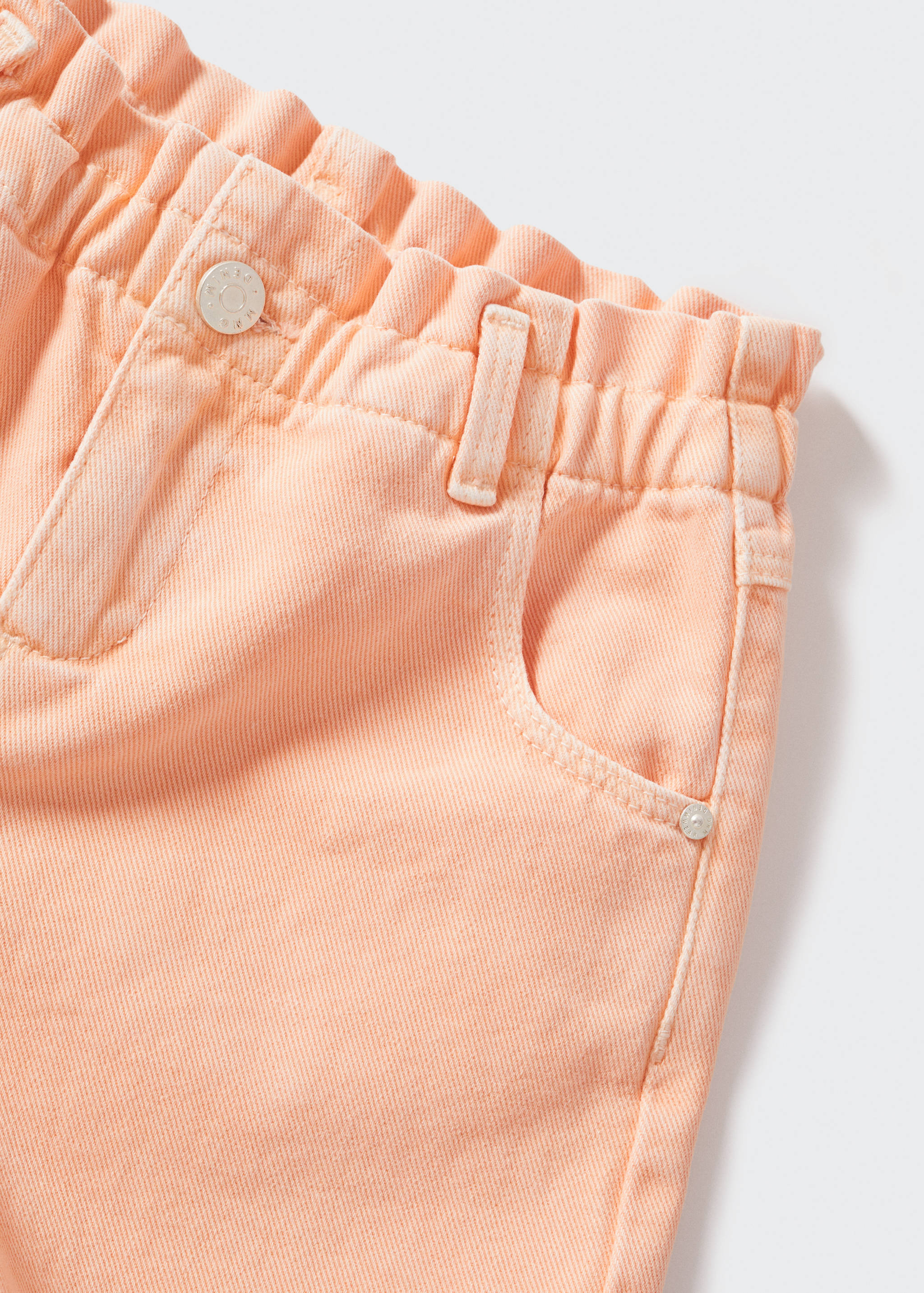 Paperbag denim shorts - Details of the article 8