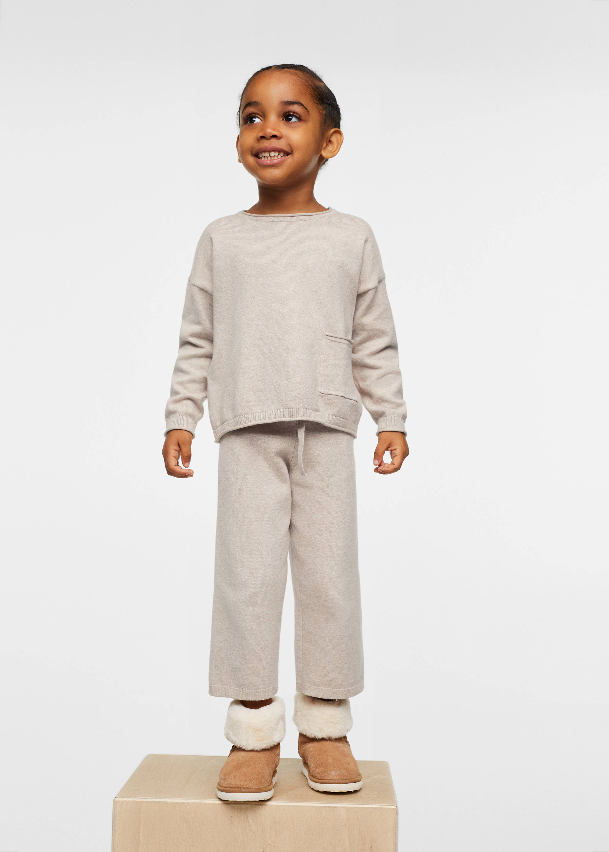 Pull-over maille poche - Plan général