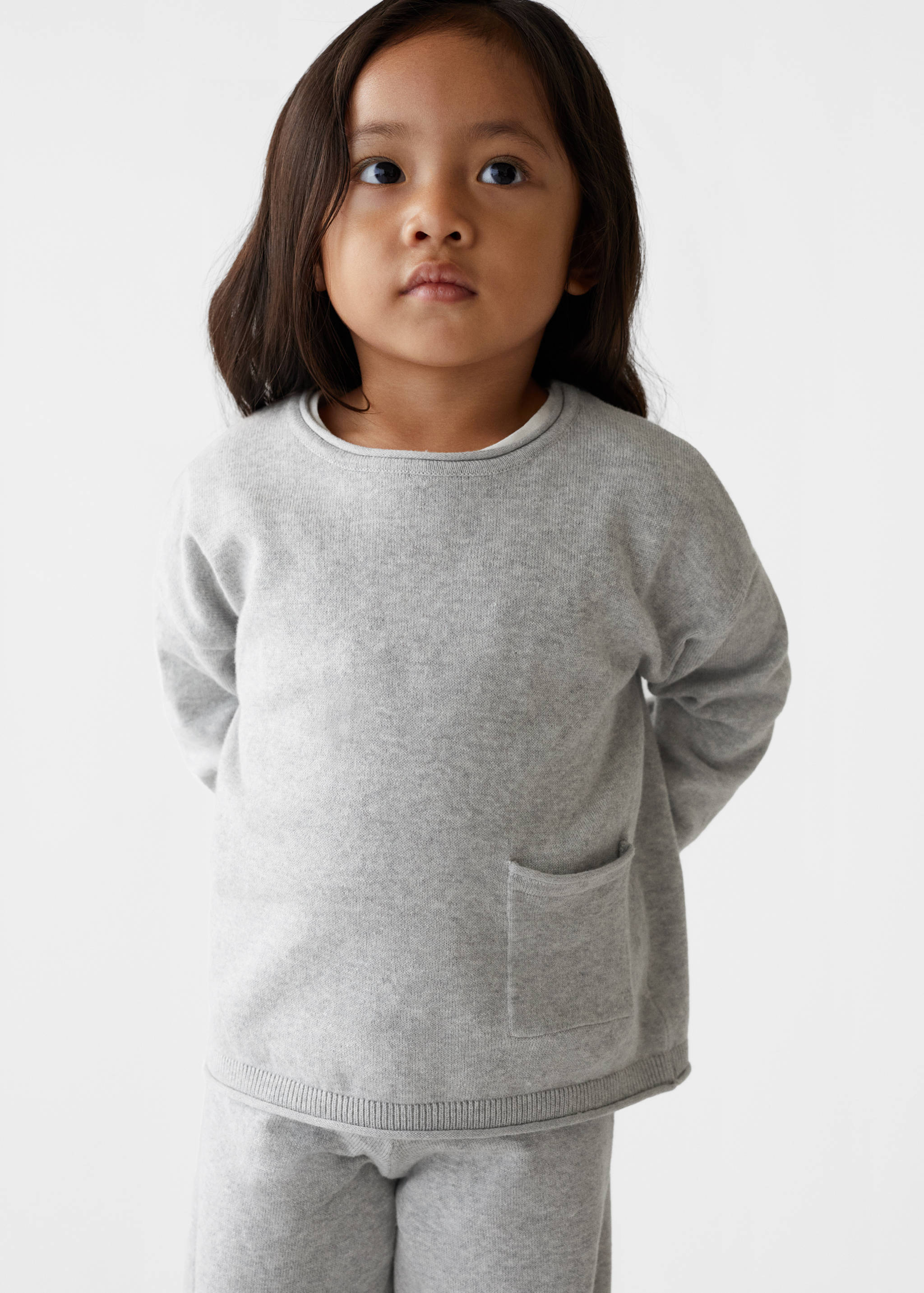 Pull-over maille poche - Détail de l'article 1