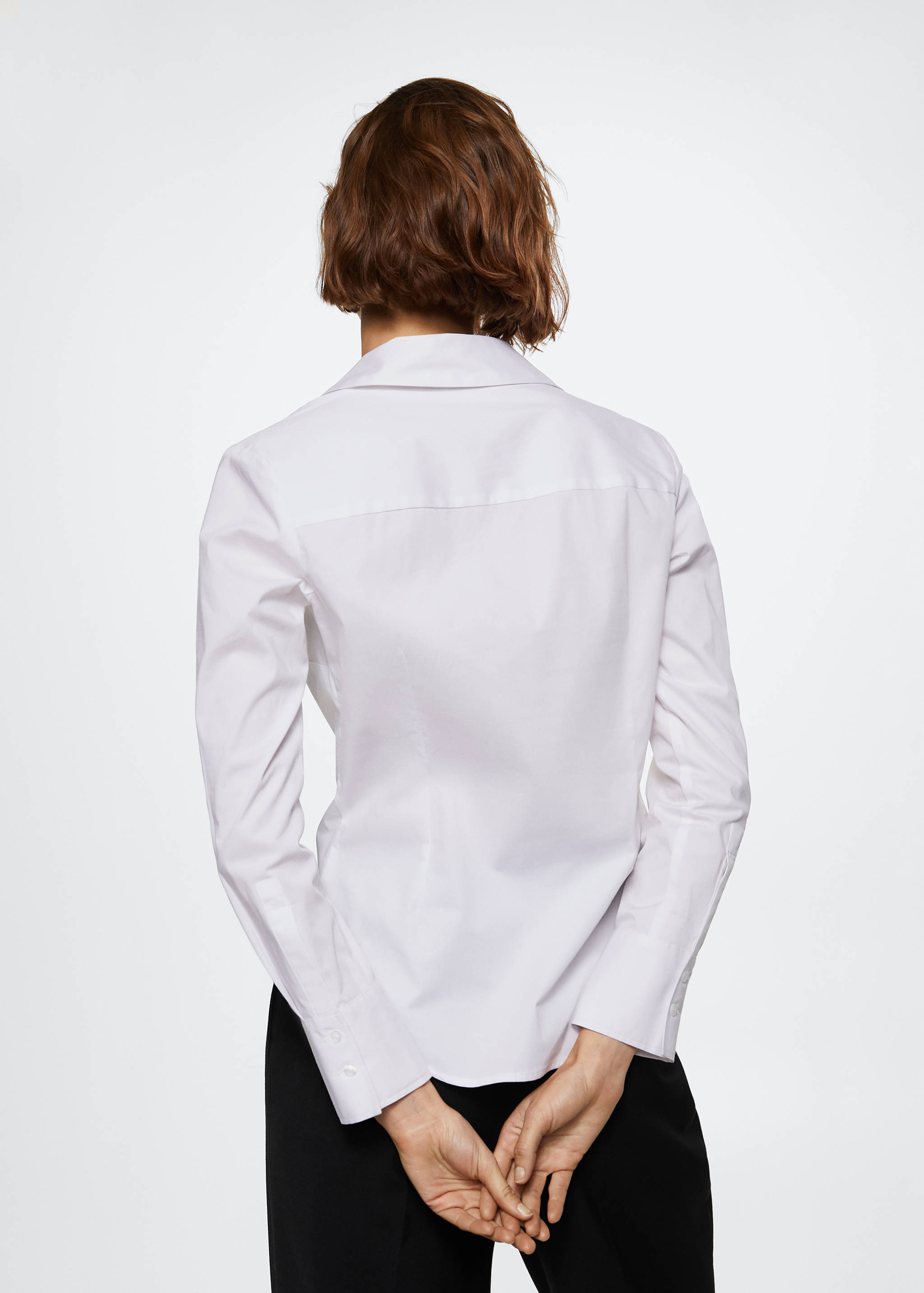 Essential cotton-blend shirt - Reverse of the article