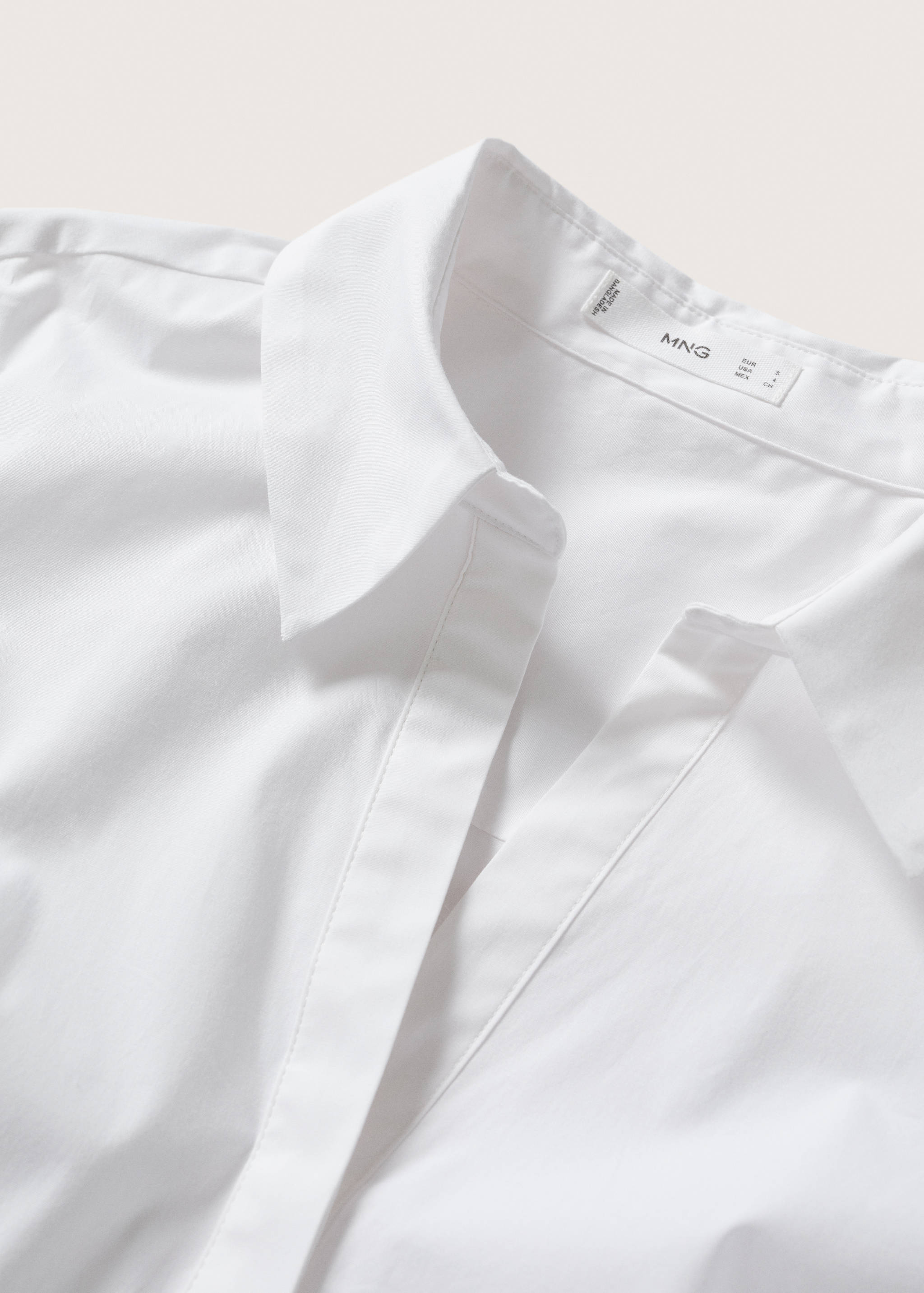 Essential cotton-blend shirt - Details of the article 8